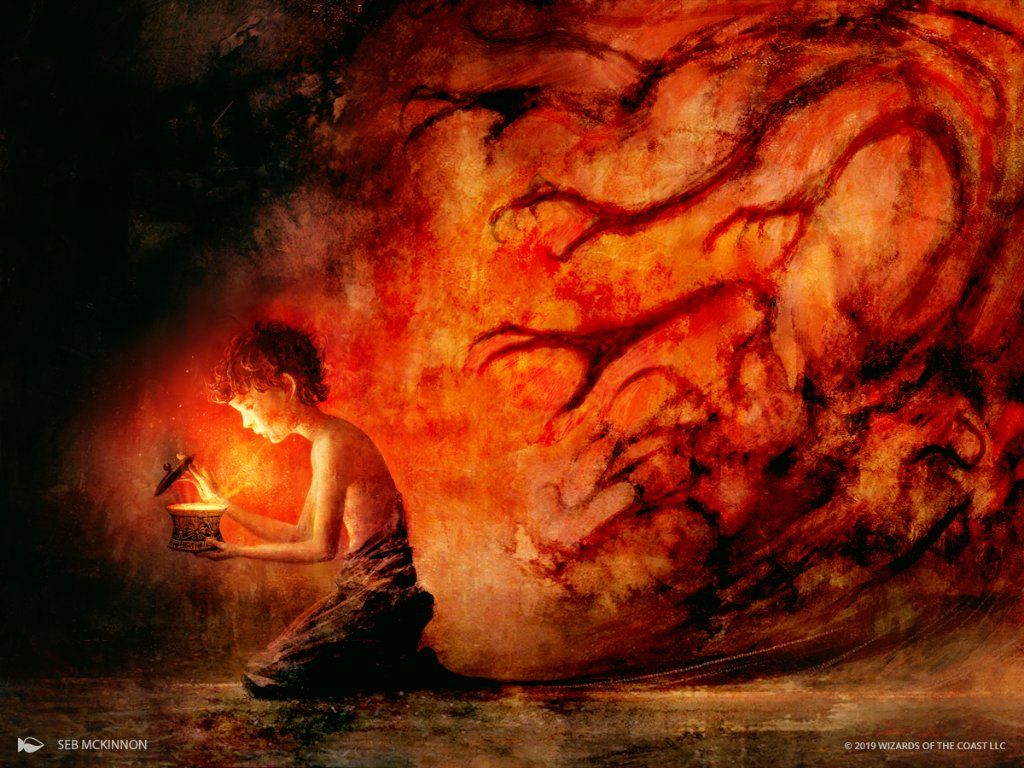 1024x768 Allure of The Unknown MtG Art from Theros Beyond Death Set by Seb McKinnon of Magic: the Gathering
