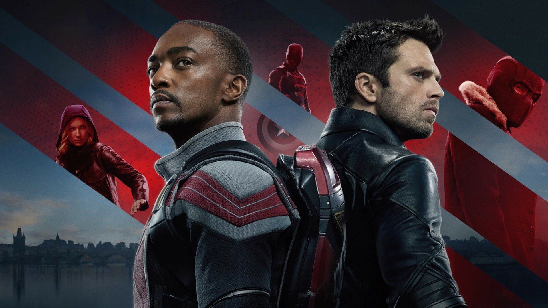 1920x1080 The Falcon and the Winter Soldier: Epic HD Wallpaper Featuring Heroes & Villainsx1080