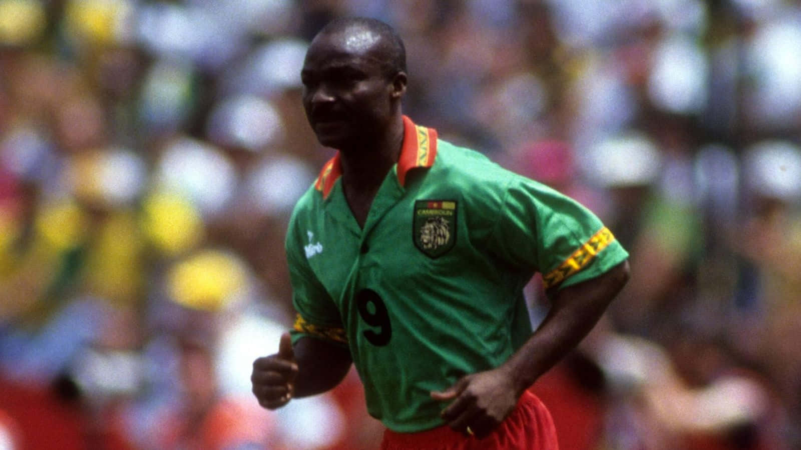 1600x900 Download Roger Milla, the Iconic Striker from Cameroon Wallpaper