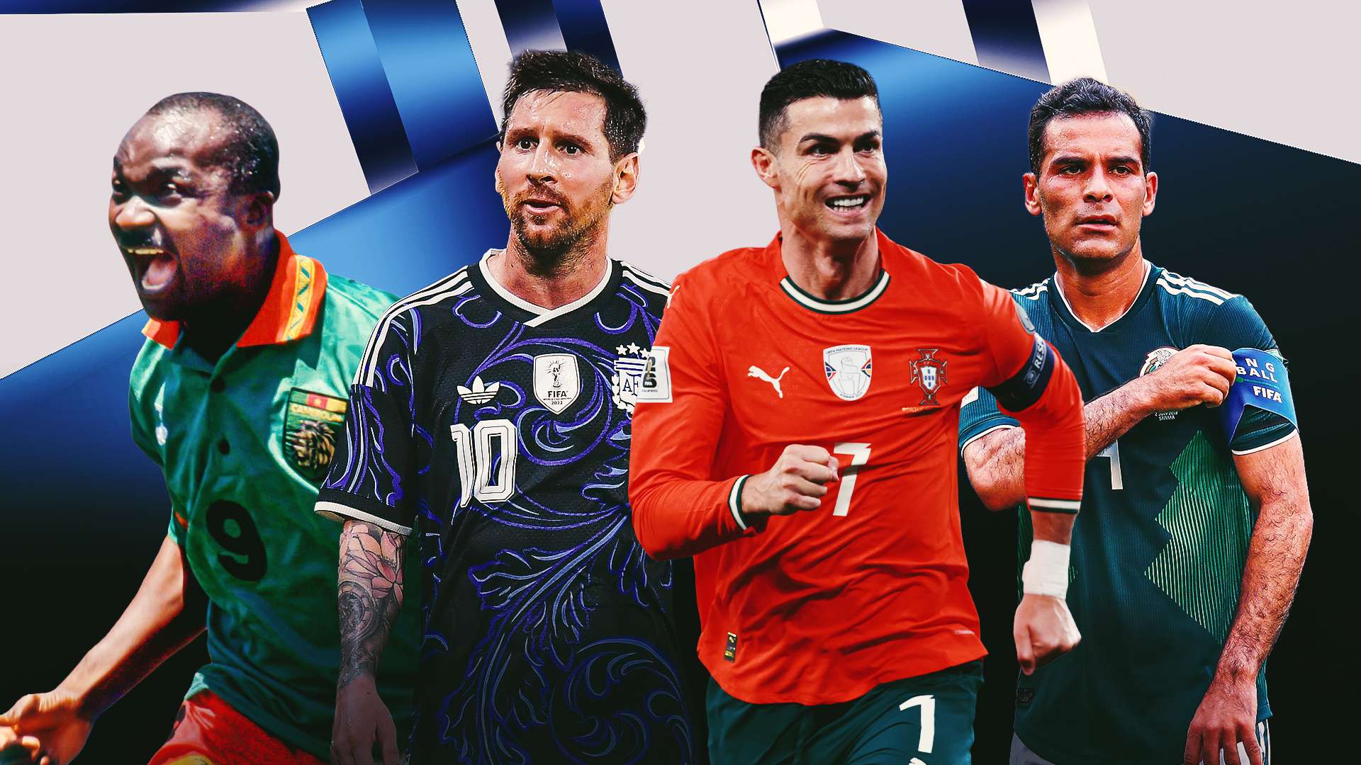 1920x1080 Inspiration for Lionel Messi and Cristiano Ronaldo? Roger Milla, Rafa Marquez and Miroslav Klose among aging stars who shined at World Cup