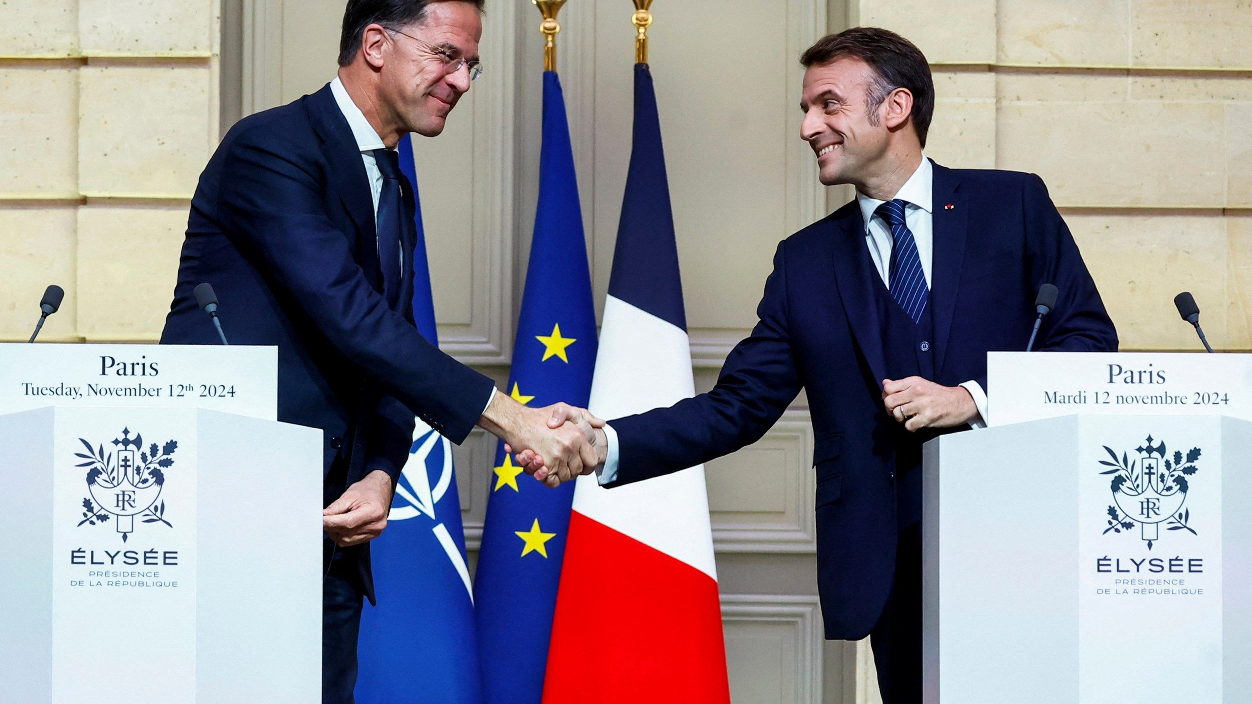 2560x1440 NATO's Rutte calls for more Western support for Ukraine, warns of Russian alliances
