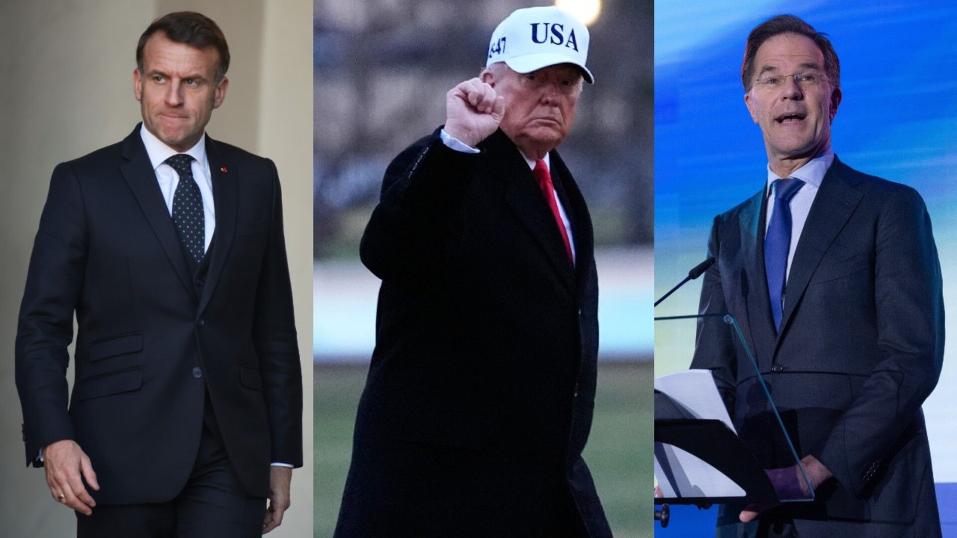 1920x1080 Donald Trump leaks private messages from Emmanuel Macron and NATO’s Mark Rutte
