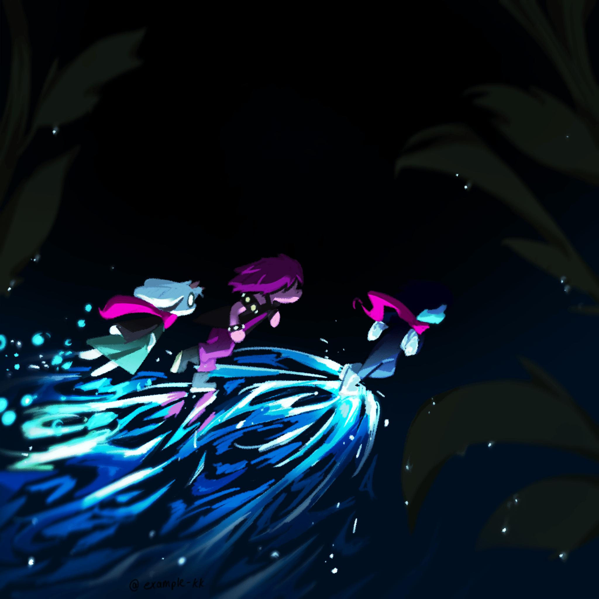 2048x2048 Deltarune chapter 5 fanart