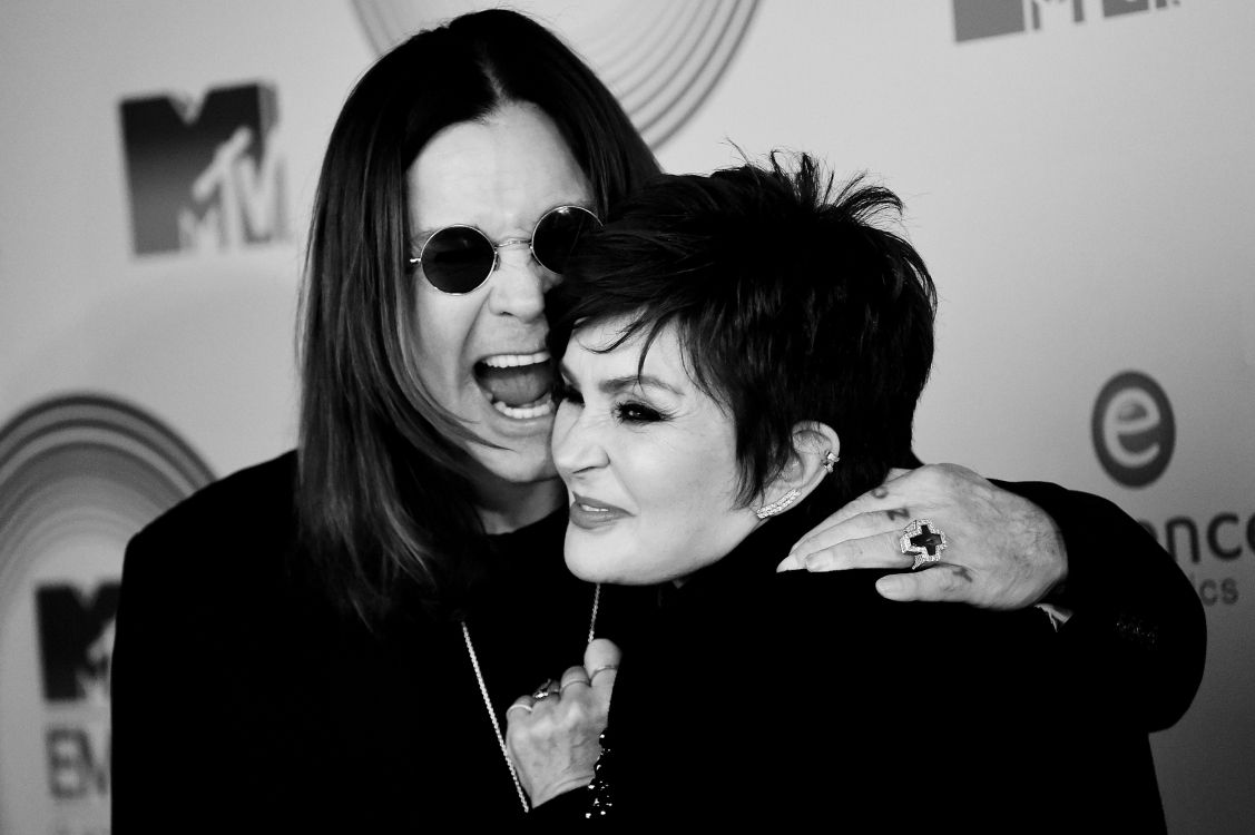 1127x750 Wallpaper Ozzy Osbourne, Sharon Osbourne, The x Factor, Black, Snapshot, Background Free Image