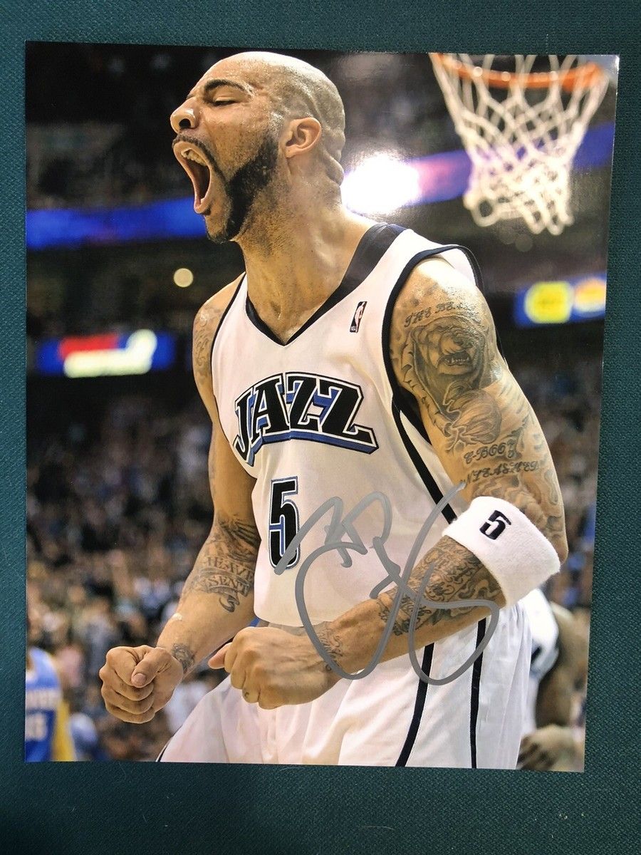 900x1200 Carlos Boozer Signed 8x10 Photo Utah Jazz Chicago Bulls NBA USA Gold Medalist