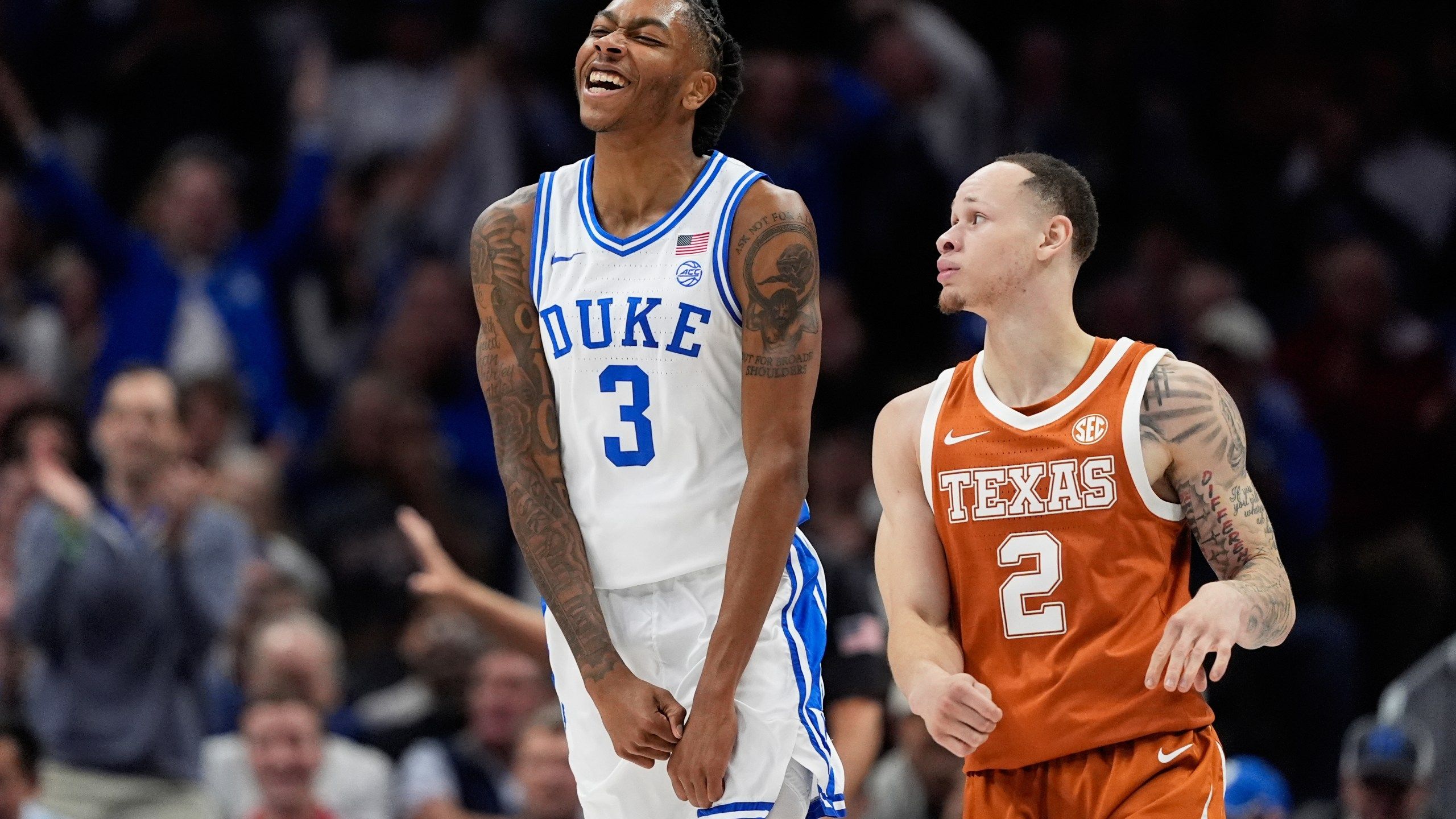 2560x1440 Evans, Boozer Help No. 6 Duke Overcome Slow Start And Defeat Texas 75 60 In Season Opener