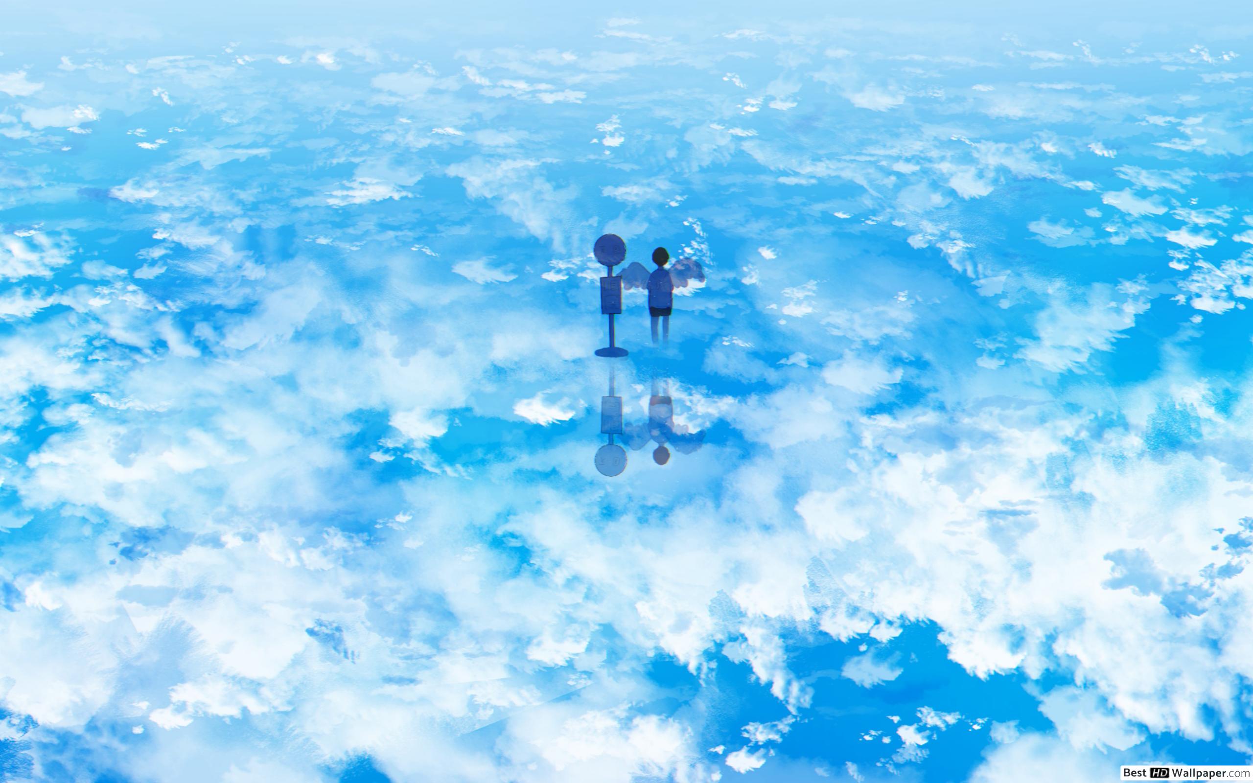 2560x1600 Tokyo Ghoul Sky Water Desktop Wallpaper