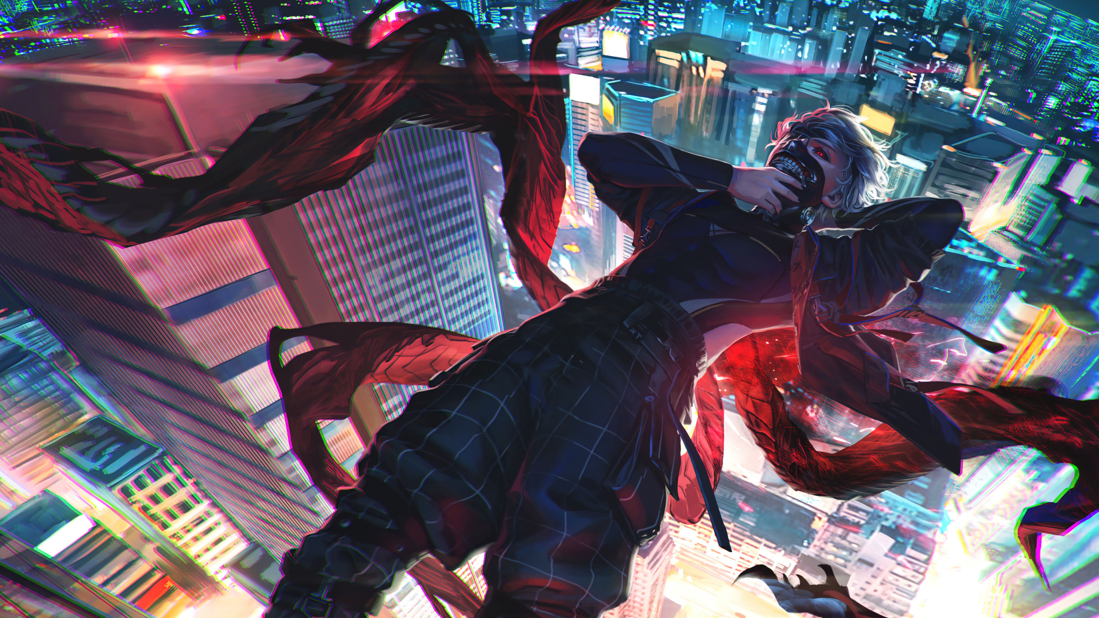 3840x2160 Tokyo Ghoul Dark Wallpaper Tokyo Ghoul Wallpaper For Laptop Anime Boys Tokyo Ghoul Wallpaper