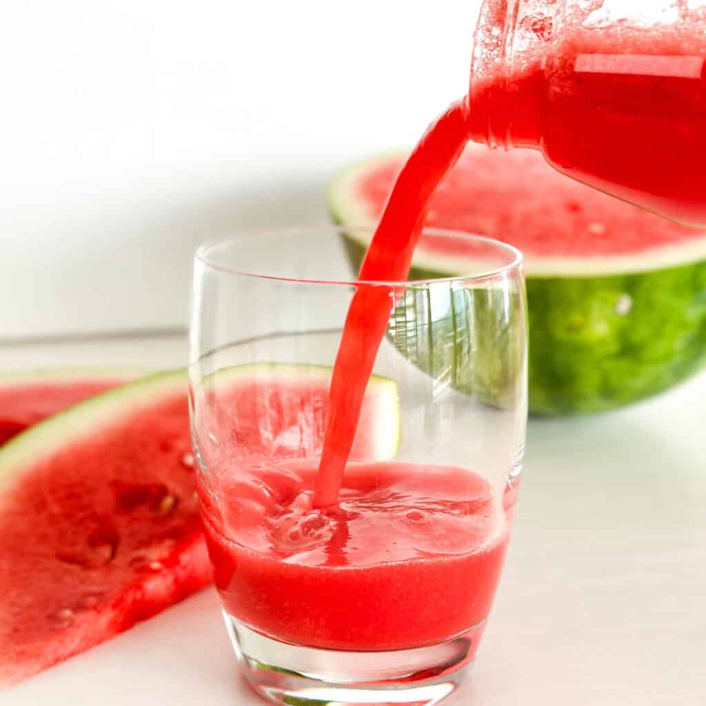 1024x1024 Easy Electrolyte Restoring Watermelon Juice (No Juicer!)