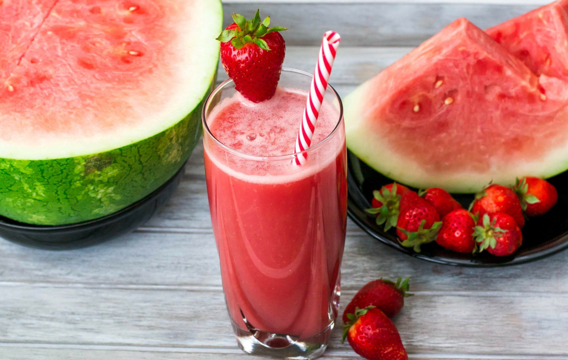 1920x1218 Refreshing Watermelon & Strawberry JuiceK Ultra HD Wallpaper Delightx4816