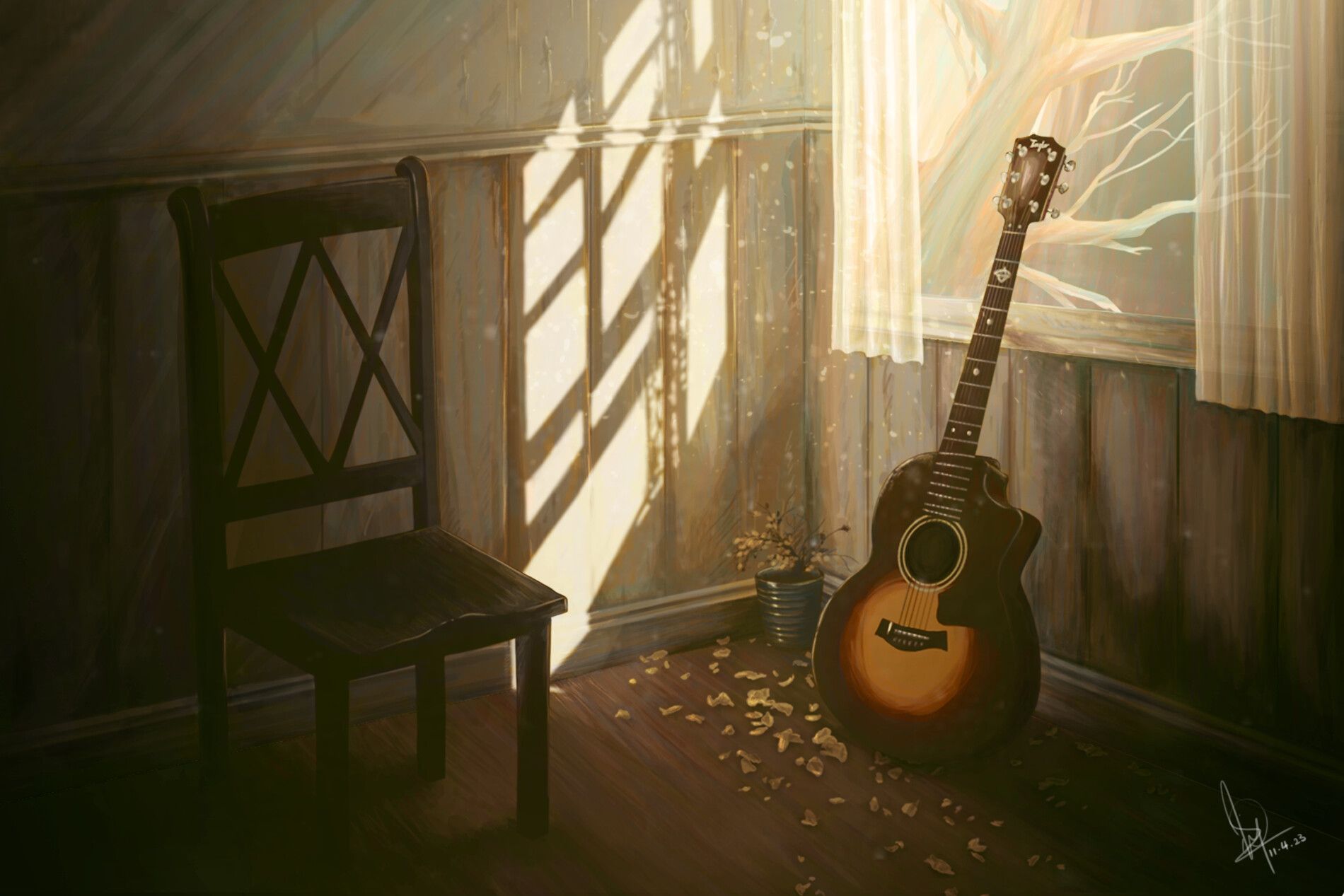 1900x1267 The Last Of Us 2's Guitar Room