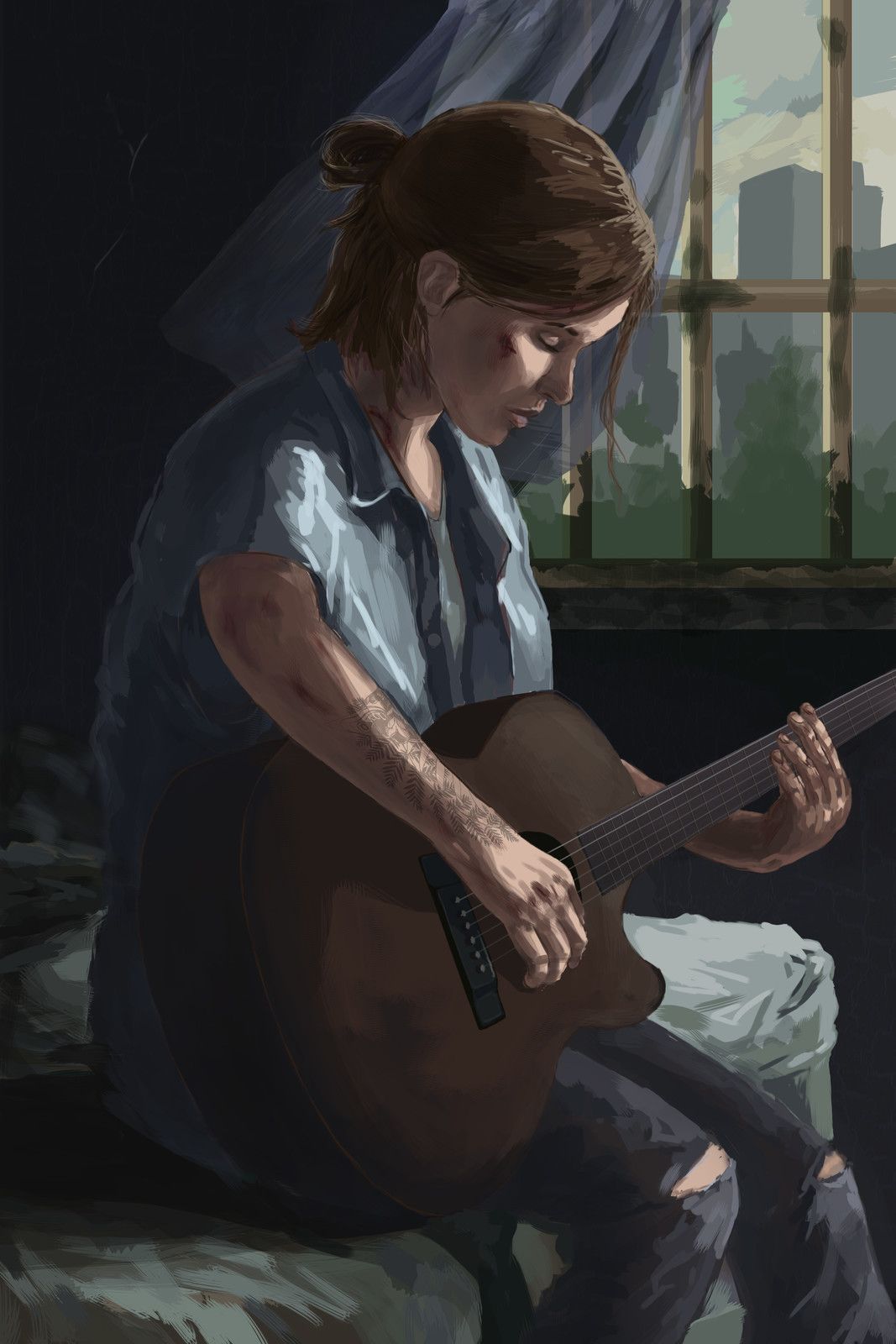 1067x1600 Last Of Us 2 iPhone Wallpaper