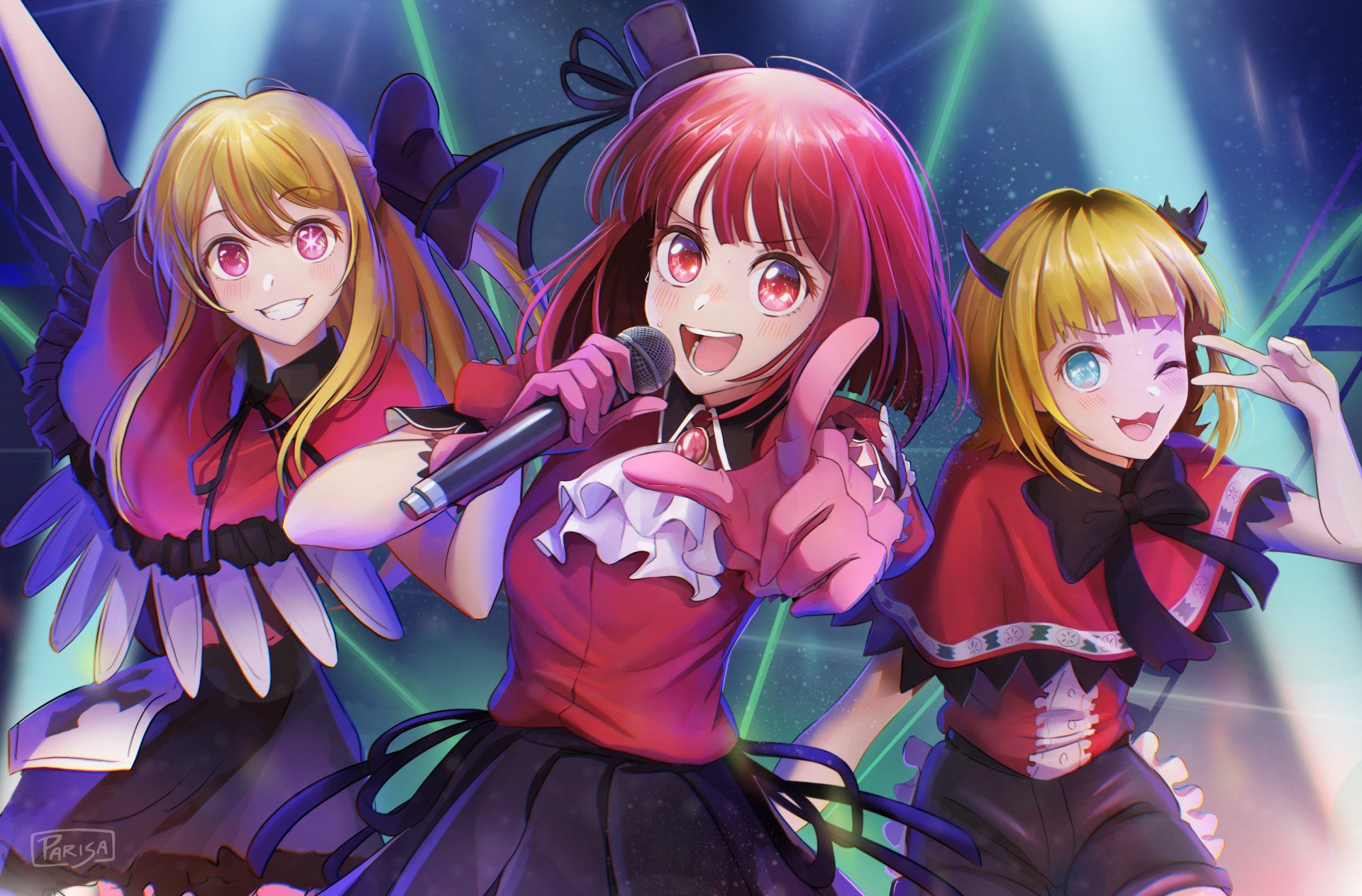 1920x1263 Oshi No Ko Stars: Mem Cho, Kana, Ruby 4K Ultra HD Anime Wallpaper By Parisa_reazx2537