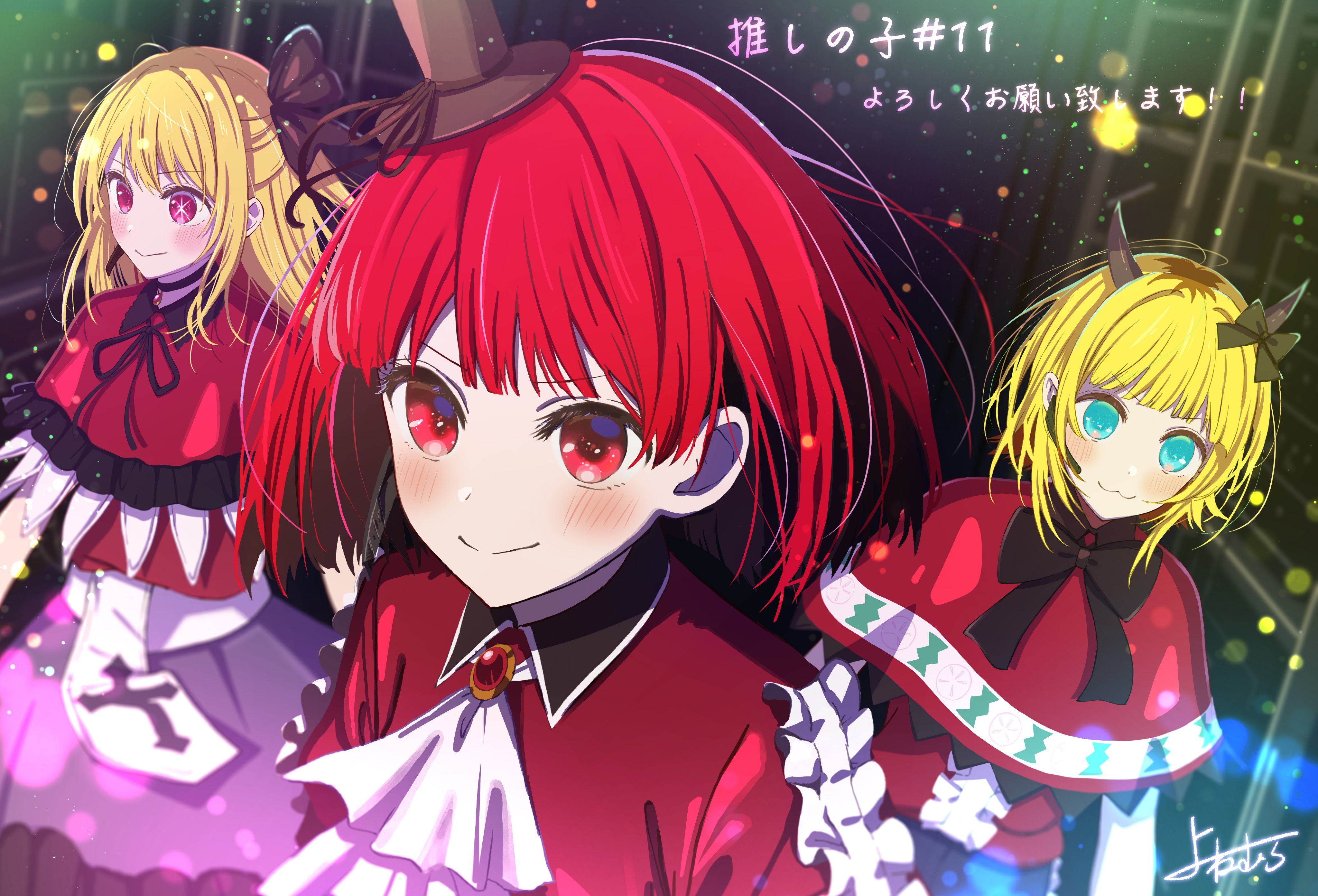4096x2784 Oshi No Ko: Ruby, Kana & Mem Cho 4K Ultra HD Anime Wallpaperx2784
