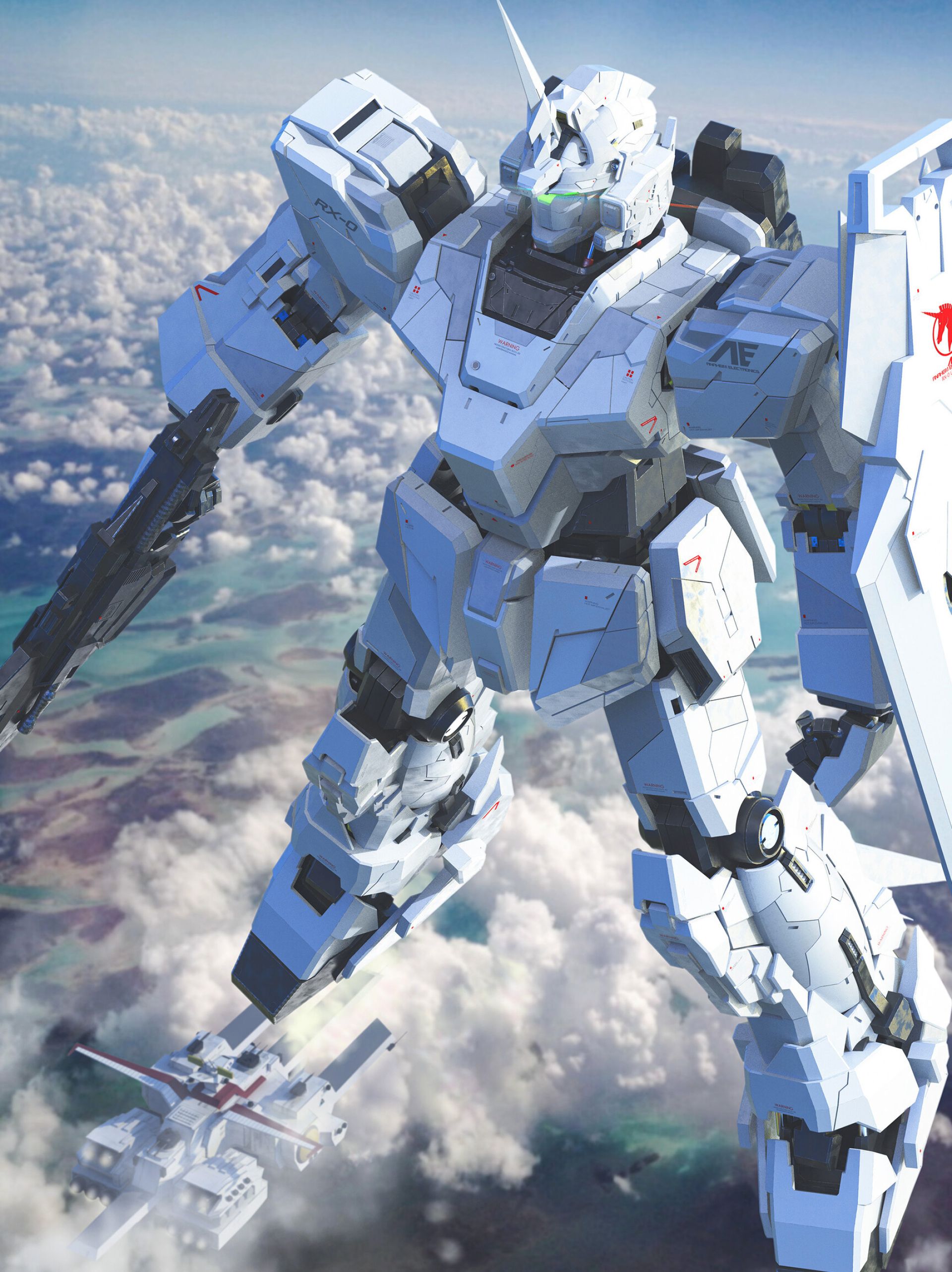 1920x2564 Gundam Unicorn Wallpaper