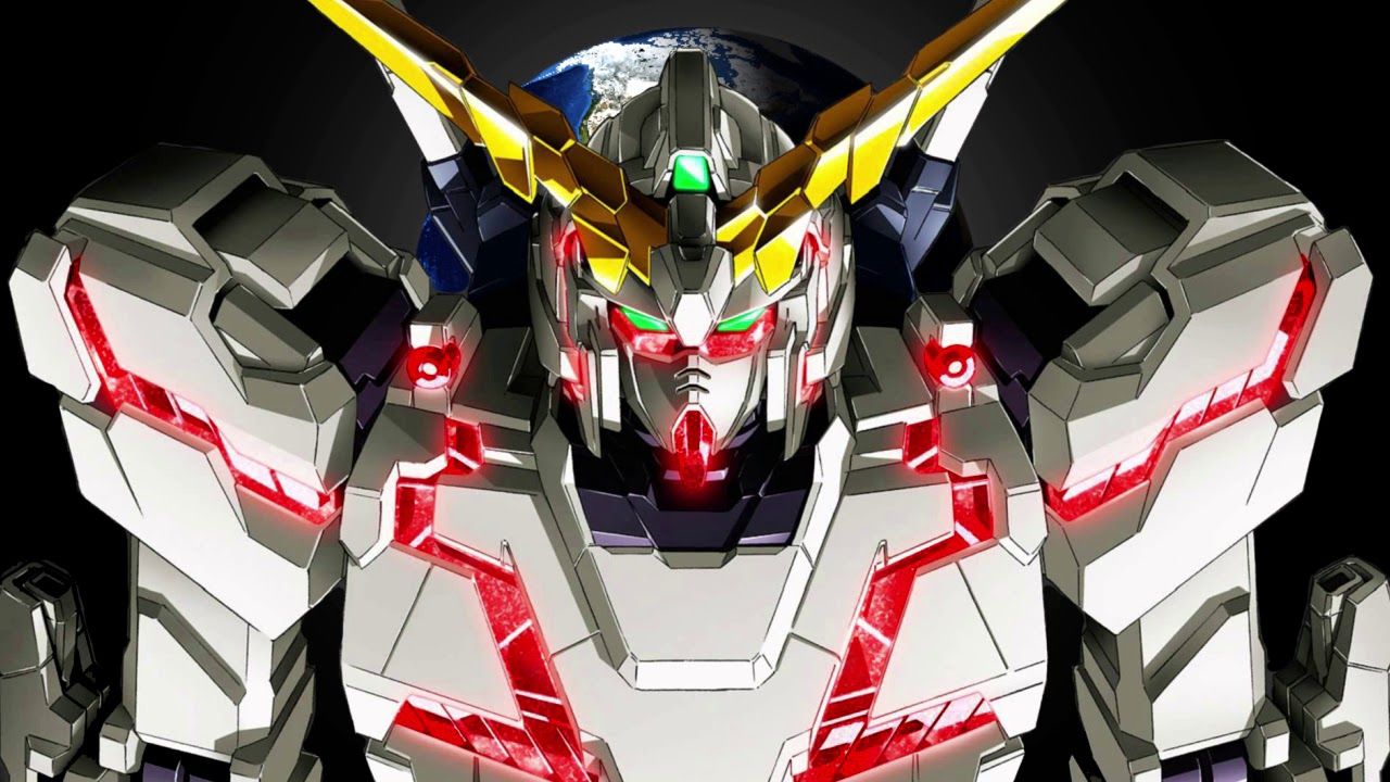 1280x720 Gundam Unicorn red [ Live Wallpaper / Wallpaper Engine ] Free