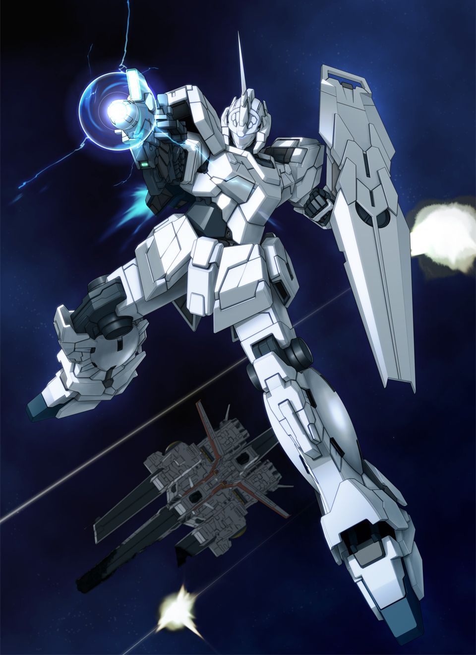 960x1320 Is it just me, or is the Unicorn Mode of Unicorn better looking than Destroy Mode? The Destroy Mode looks excellent as well, but the beautiful simplicity of the Unicorn Gundam's base
