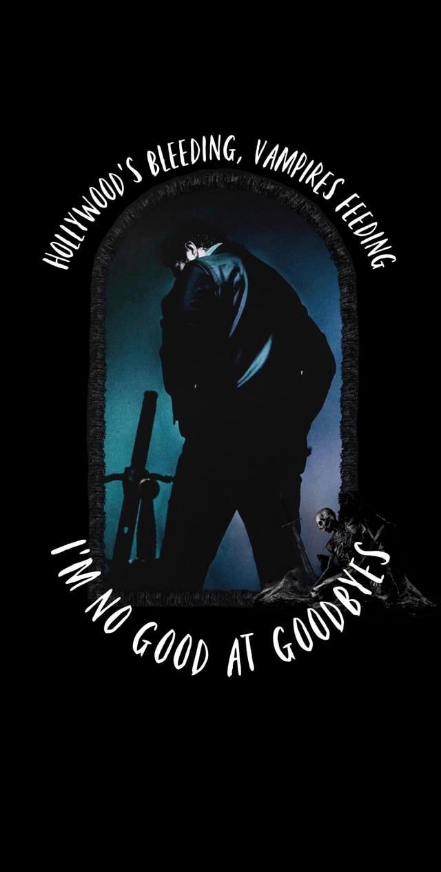 640x1265 Simplistic Hollywood's Bleeding wallpaper for phones that I made with my two favorite quotes from the album!