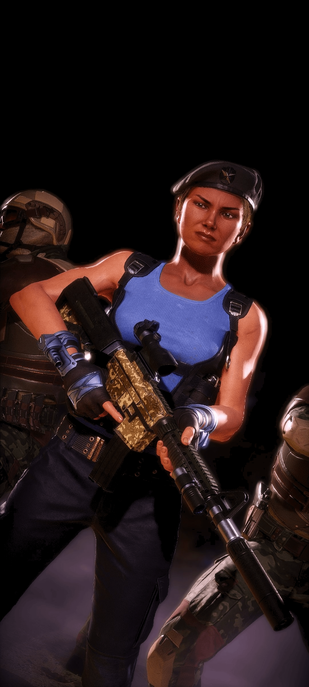 1080x2400 Mortal Kombat, Sonya Blade wallpaper (by TQT) [1080x2400]