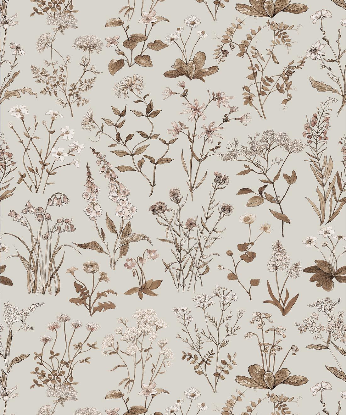 1100x1320 Meadows Antique Wallpaper Woven Wallpaper. Milton & King