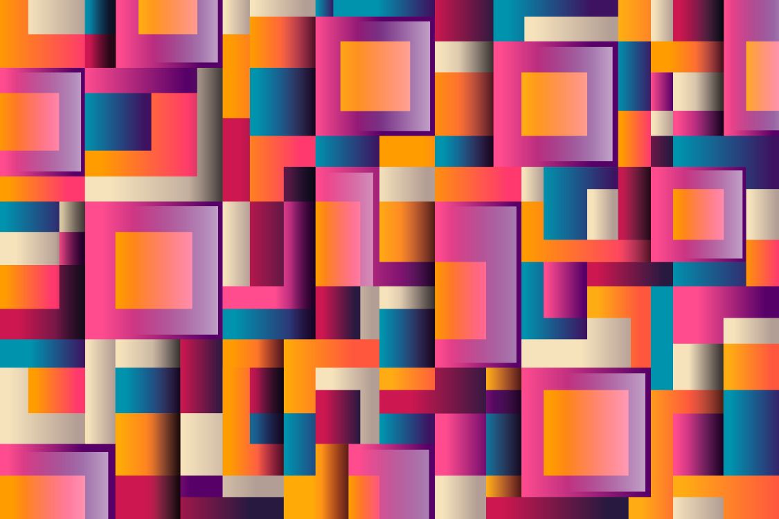 1125x750 Wallpaper Blue Green and Yellow Multi Color Illustration, Background Free Image