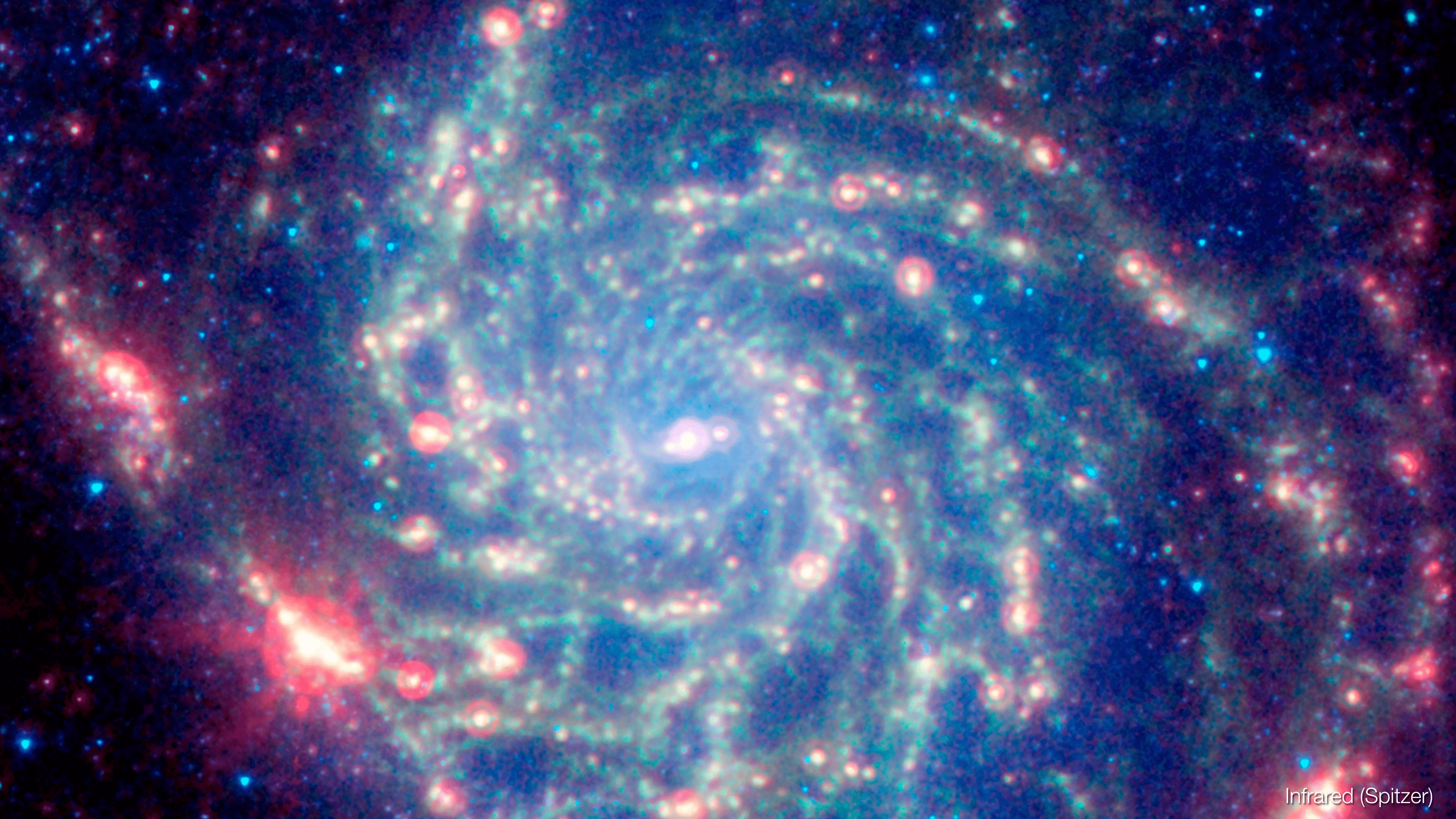 3840x2160 NASA SVS. M101 (Pinwheel Galaxy)
