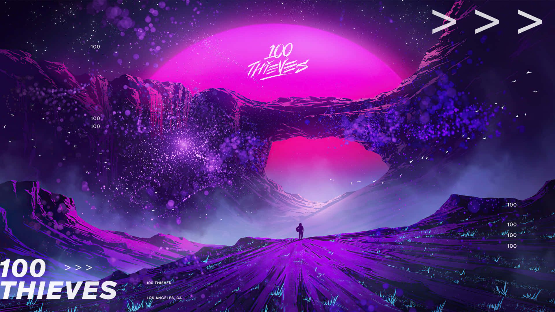 1920x1080 Download Celebrate Competitive Spirit with 100 Thieves Wallpaper