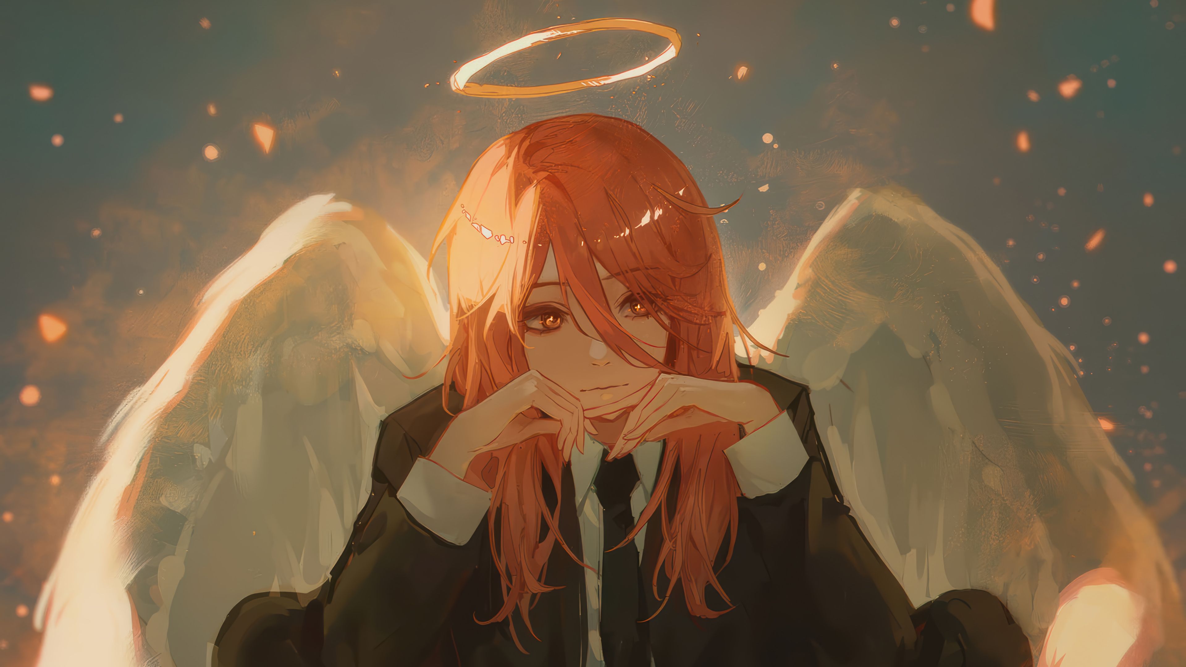 3840x2160 Angel Devil Chainsaw Man Anime 4K Wallpaper HD PC