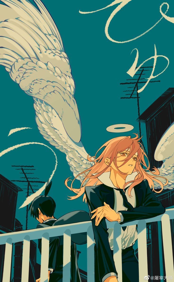 736x1190 Angel And Aki Wallpaper. Chainsaw Man Chainsaw Man, Chainsawman