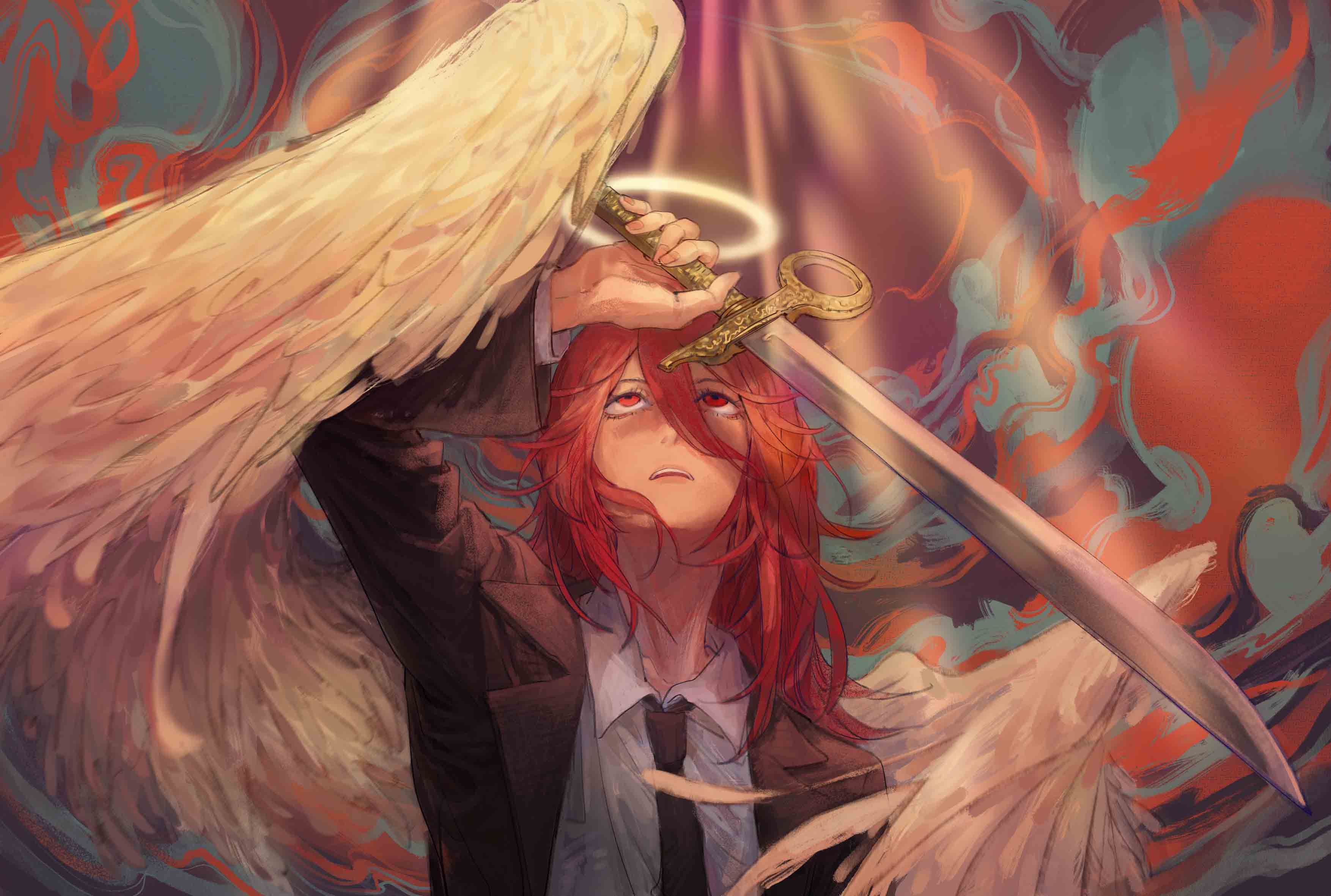 3508x2362 Angel Devil (Chainsaw Man) 4k Wallpaper and Background: Free 4K Download