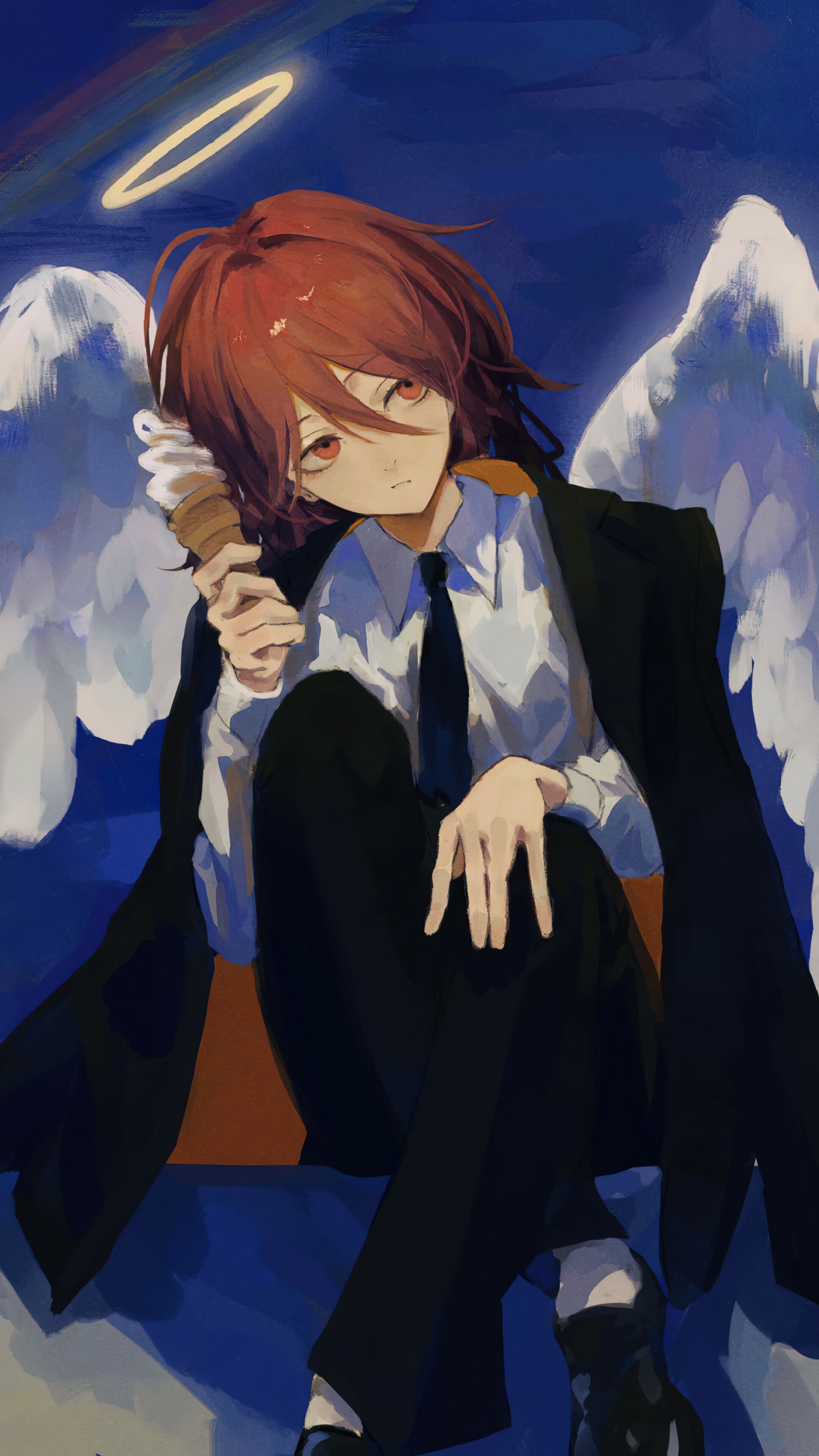 2160x3840 Angel Devil Chainsaw Man Art 4K Wallpaper iPhone HD Phone j