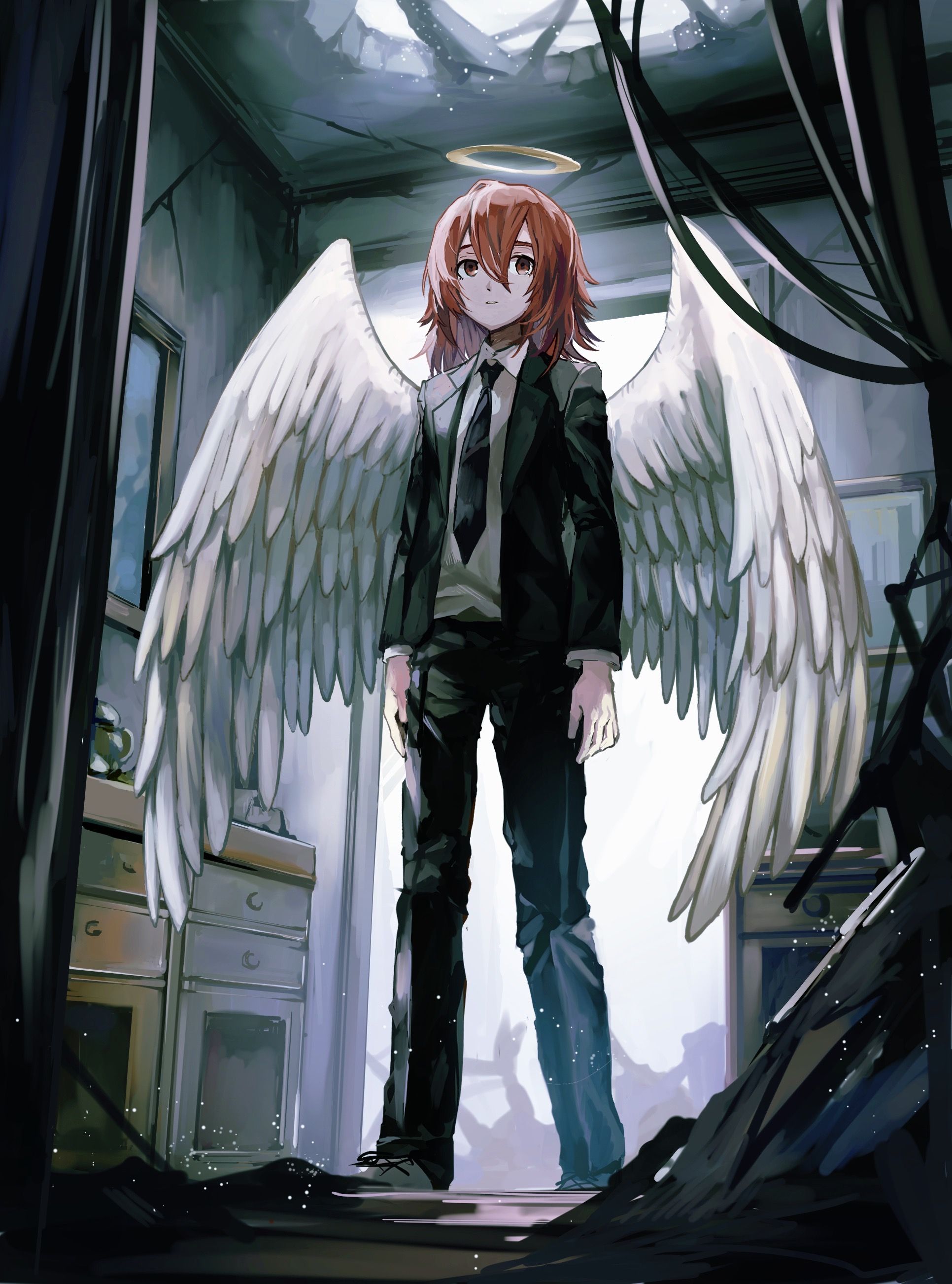1932x2603 Angel Devil Man by tabbynyaaan Anime Image Board