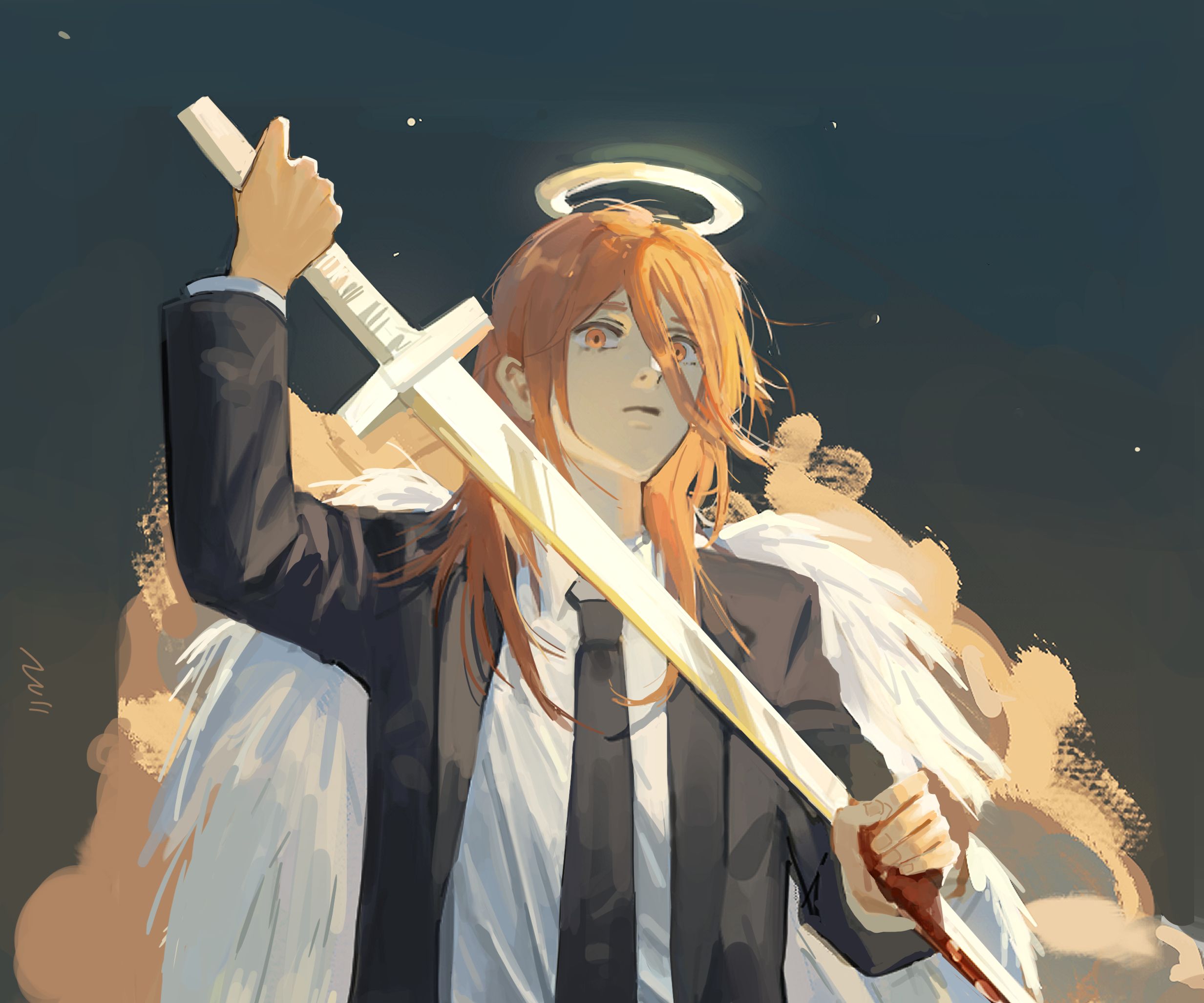 2465x2054 Phone wallpaper: Angel Devil (Chainsaw Man), Makima (Chainsaw Man), Chainsaw Man, Power (Chainsaw Man), Anime, Aki Hayakawa, Denji (Chainsaw Man), Reze (Chainsaw Man), Wings 1024793