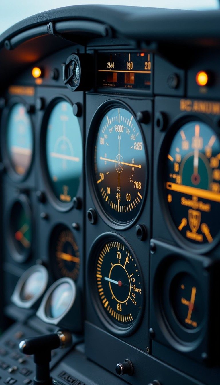768x1344 Free Cockpit Instrument Array Image, Instruments, Aviation