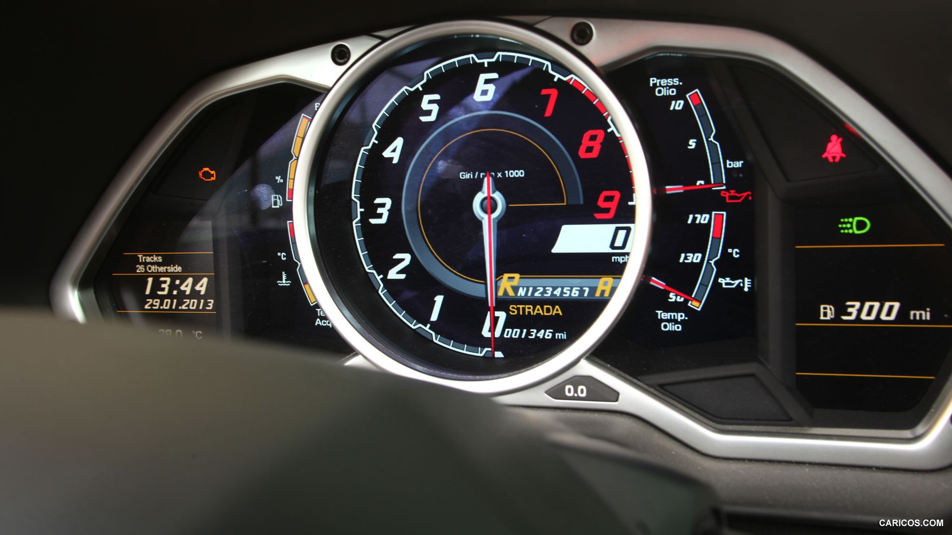 1920x1080 Lamborghini Aventador LP 700 4 RoadsterMY Instrument Cluster