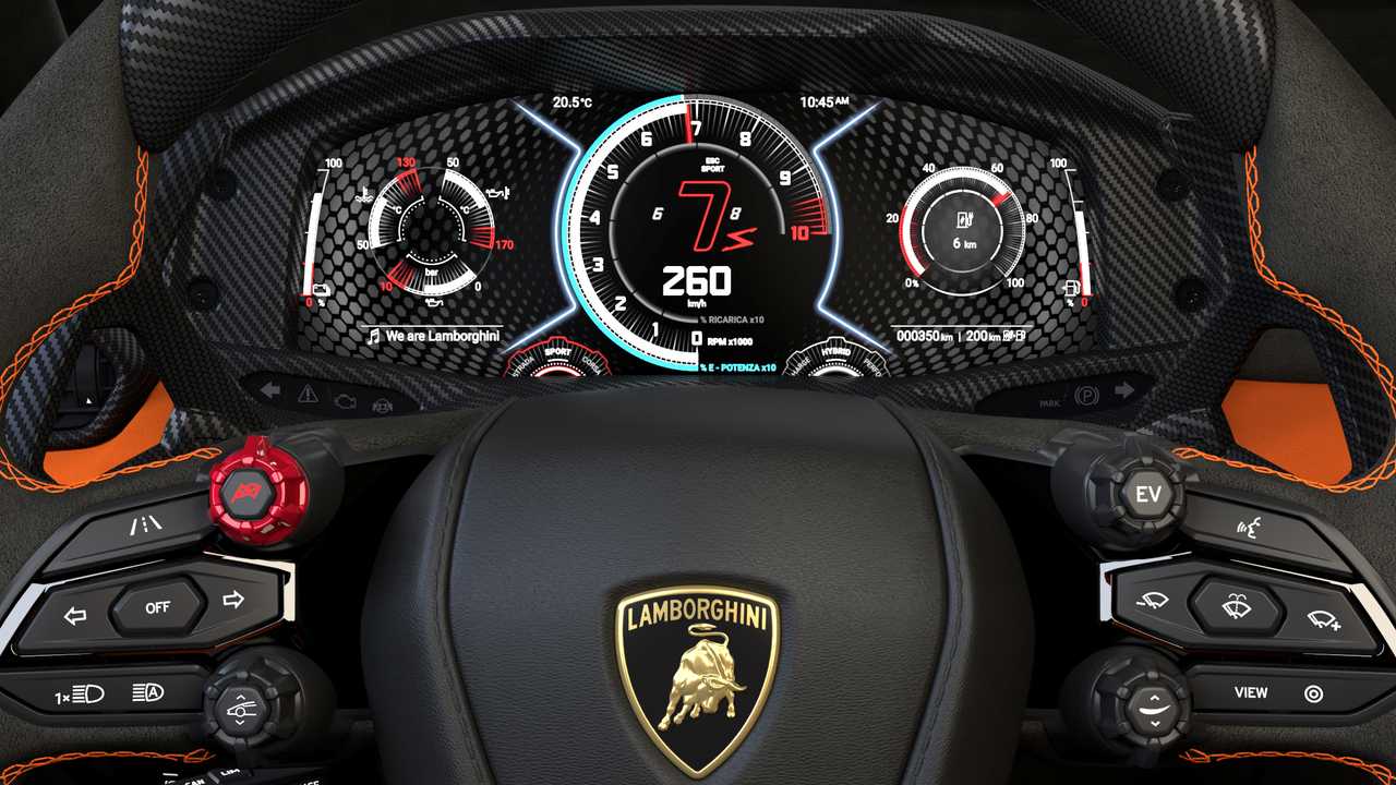 1280x720 Lamborghini LB744 Shows Instrument Cluster With Seven Driving Modes