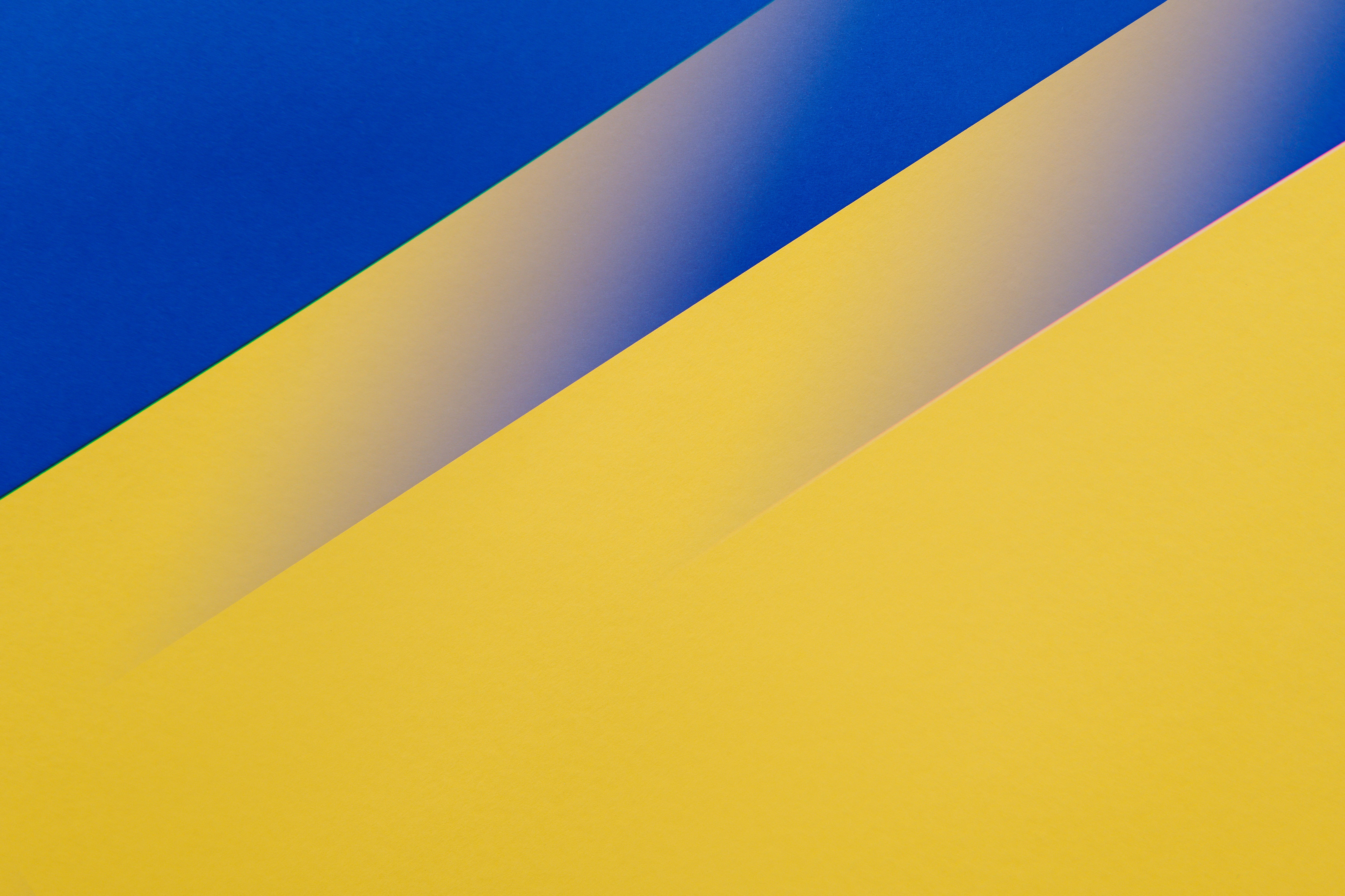 8256x5504 Multiple Patterns of Blue and Yellow Stripes · Free