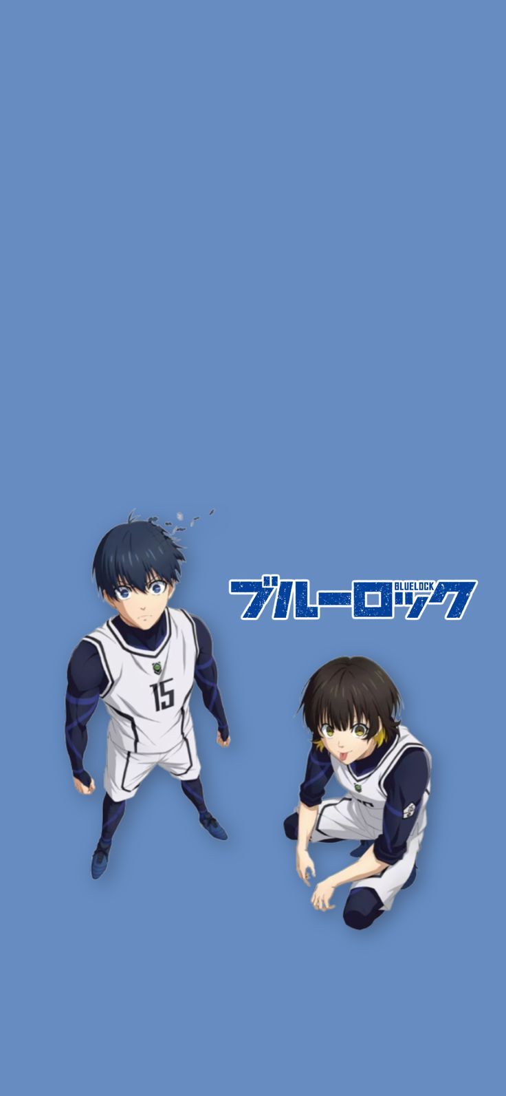 736x1593 Yoichi Isagi x Meguru Bachira [BLUE LOCK] Wallpaper