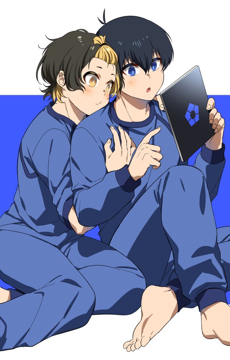 735x1152 Bluelock and Bachira Wallpaper