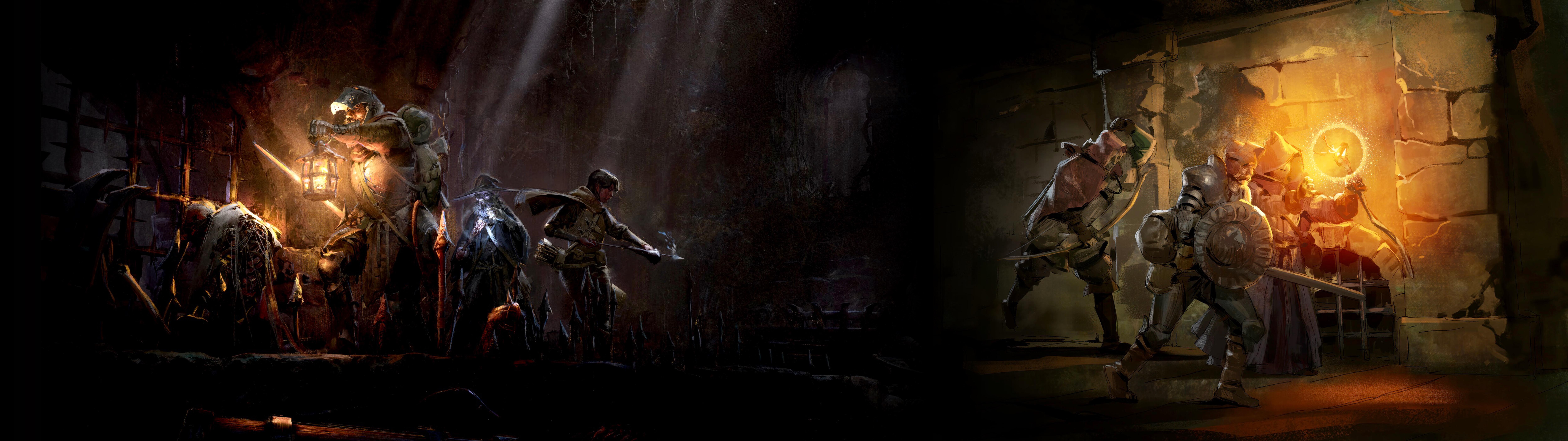 10000x2812 Dark And Darker Game Wallpaper