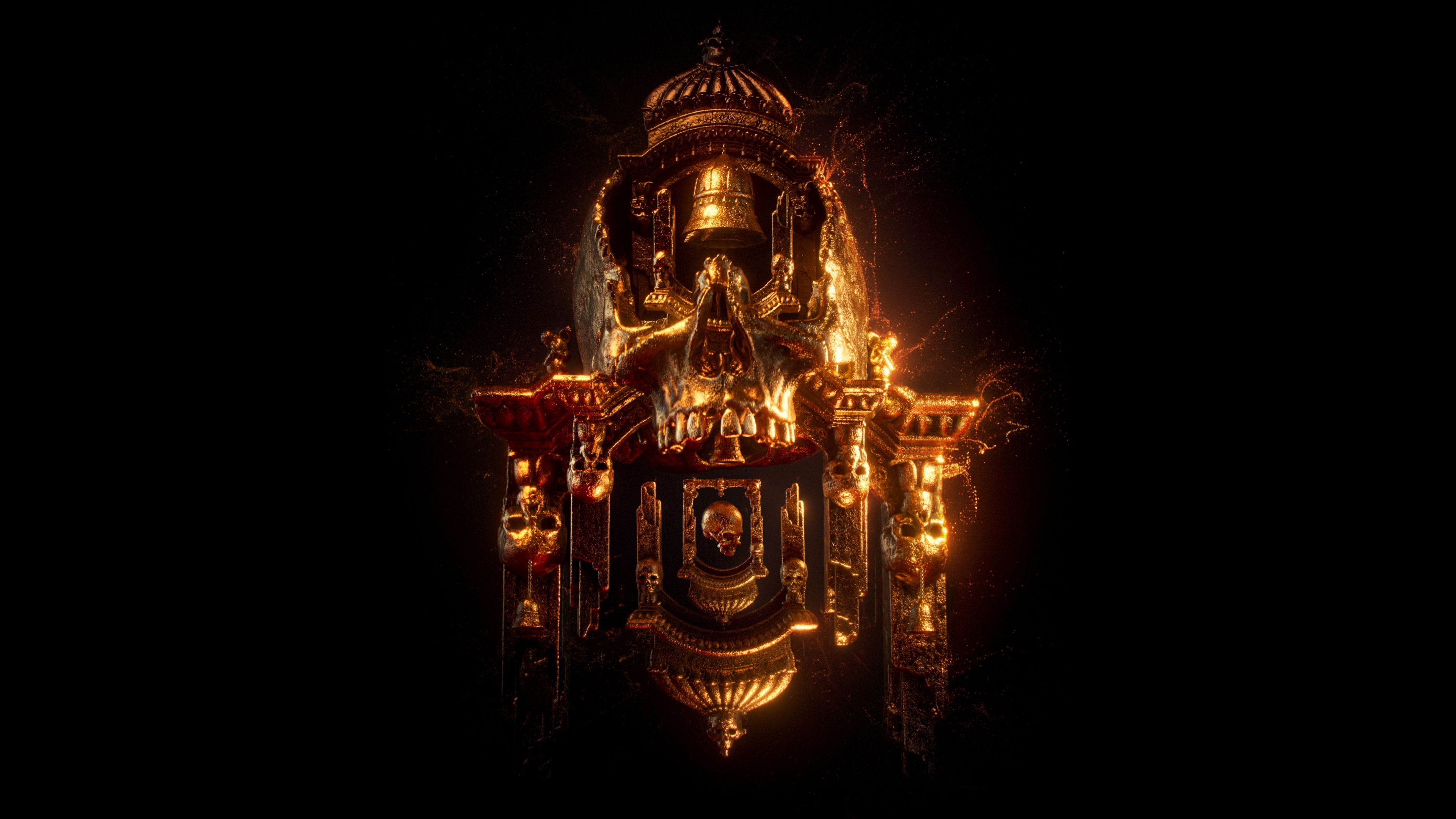 3840x2160 Path of Exile 2 Wallpaper 4K, Artwork, Dark aesthetic