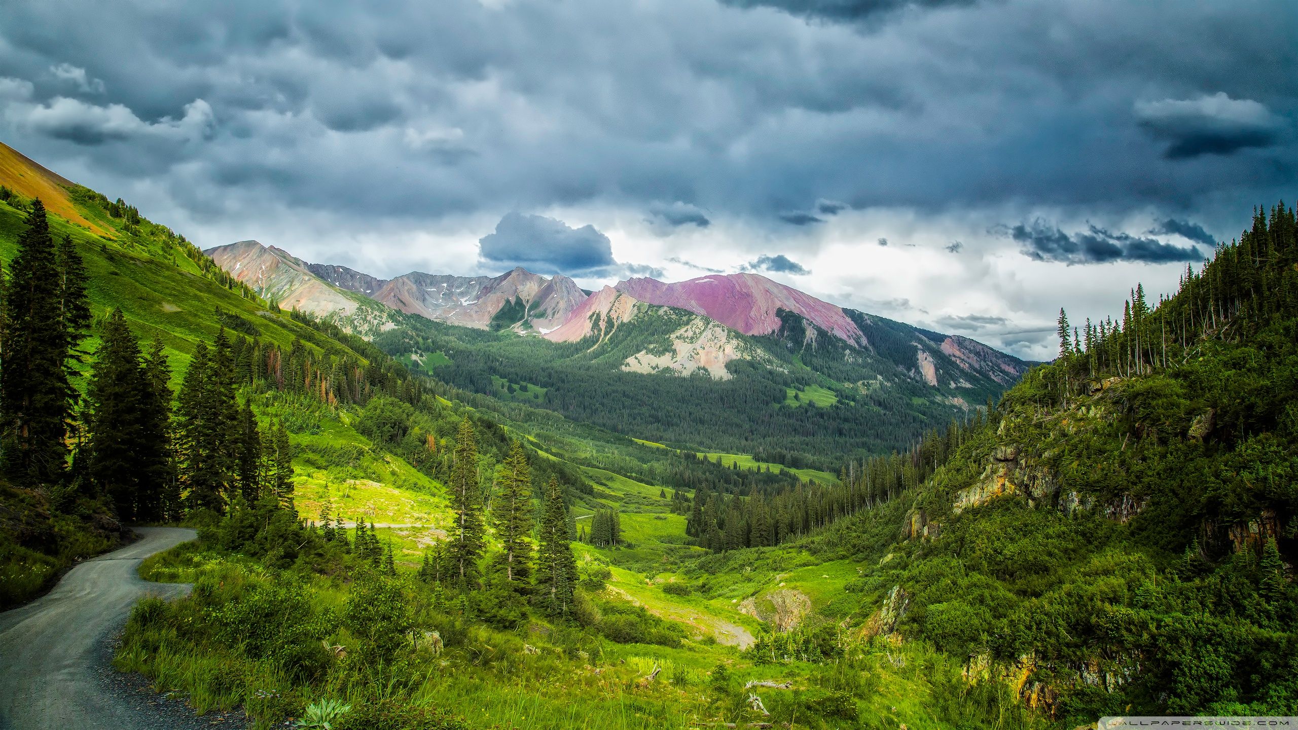 2560x1440 Crested Butte Gothic Road 4K UHD Wallpaper for UltraHD Desktop and TV : Widescreen and UltraWide Display : Dual Monitor : Smartphone and Tablet Devices