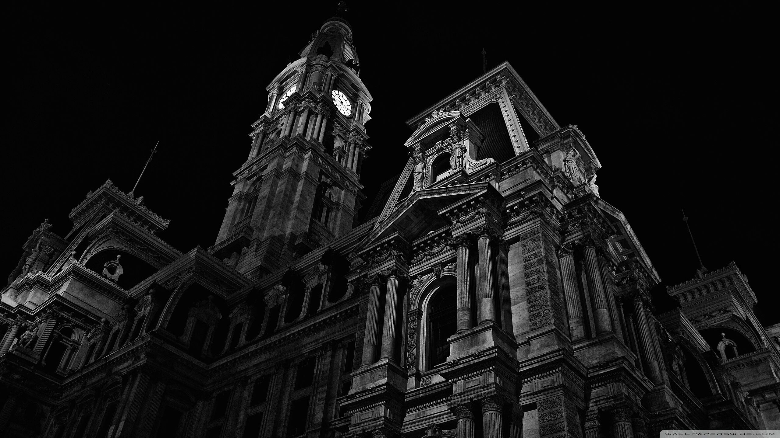 2560x1440 Black And White Architecture 4K UHD Wallpaper for UltraHD Desktop and TV : Dual Monitor