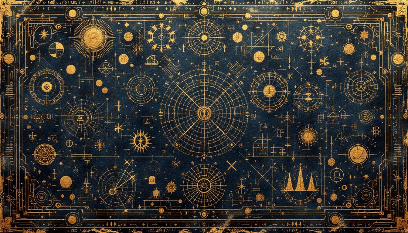 1344x768 Free Ancient Secret Manuscript Image, Manuscript, Cryptographic