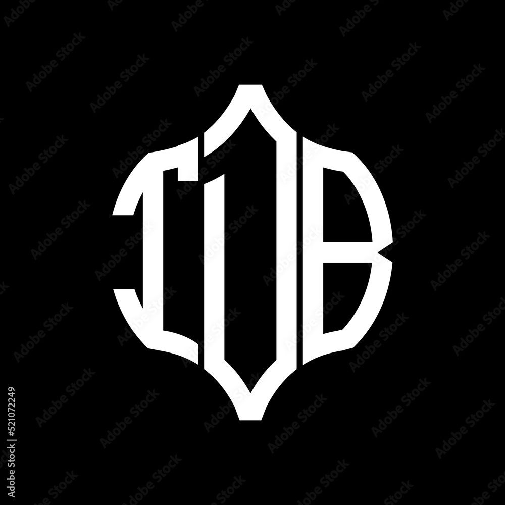 1000x1000 TDB letter logo. TDB best black background vector image. TDB Monogram logo design for entrepreneur and business. Stock Vector