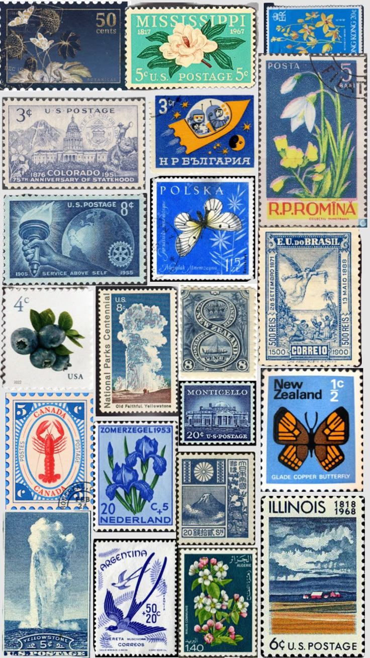 736x1308 blue #stamps