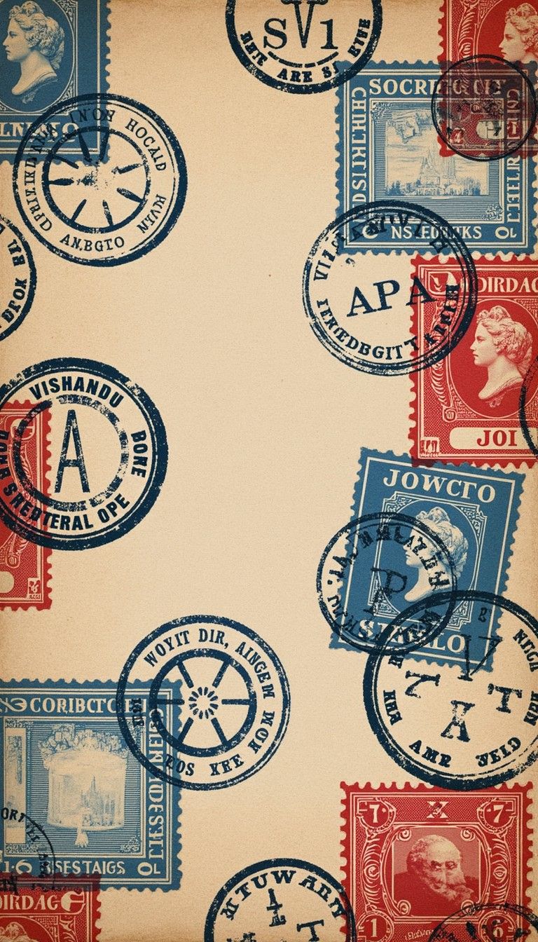 768x1344 Free Vintage Postal Elegance Image, Postcard, Sepia
