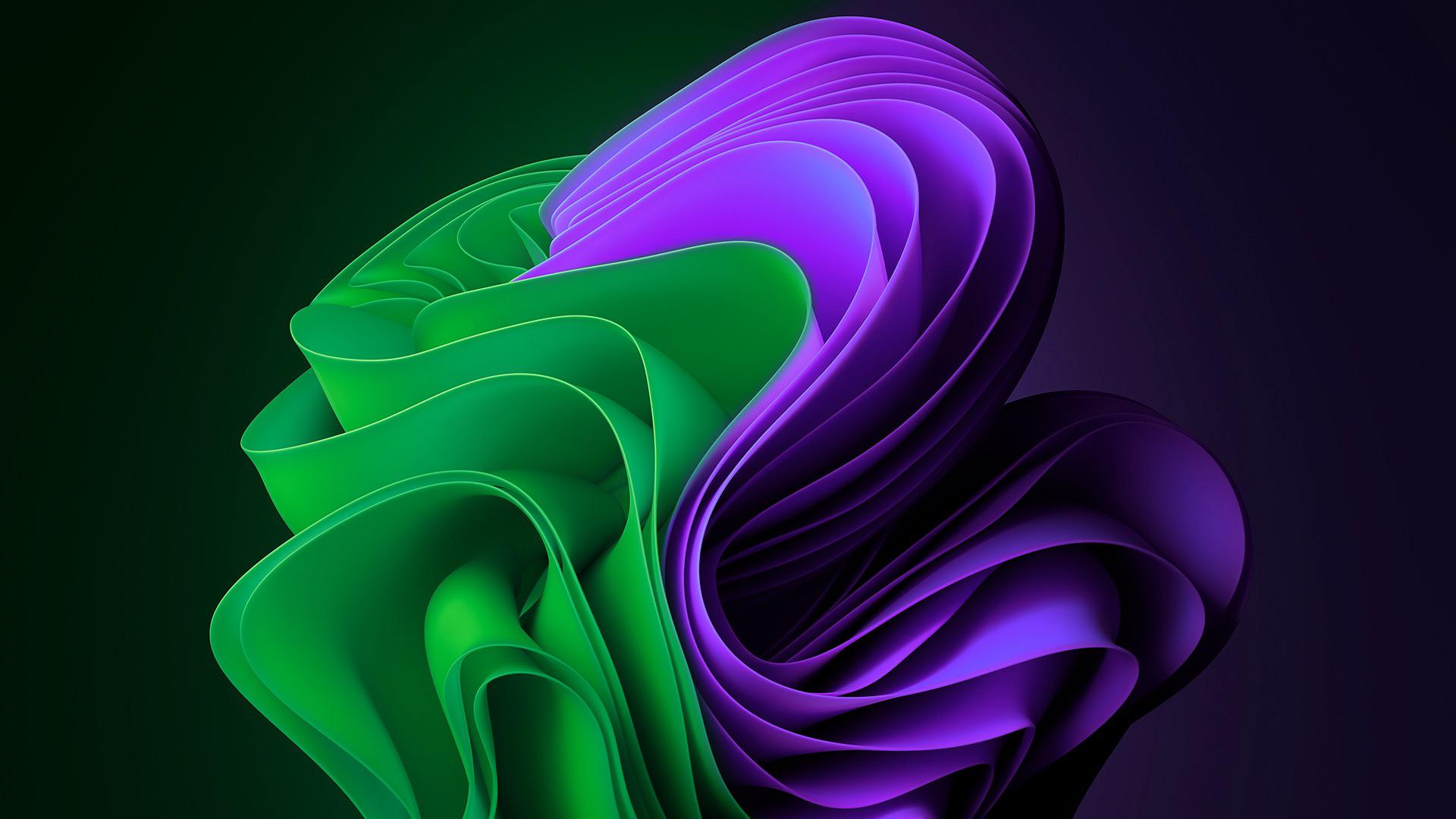 1920x1080 Windows 11 Dark Mode Wallpaper But Double Coloured! Drive Link In The Comments, And You Can Request Another Colour Duo! : R Windows_Redesign
