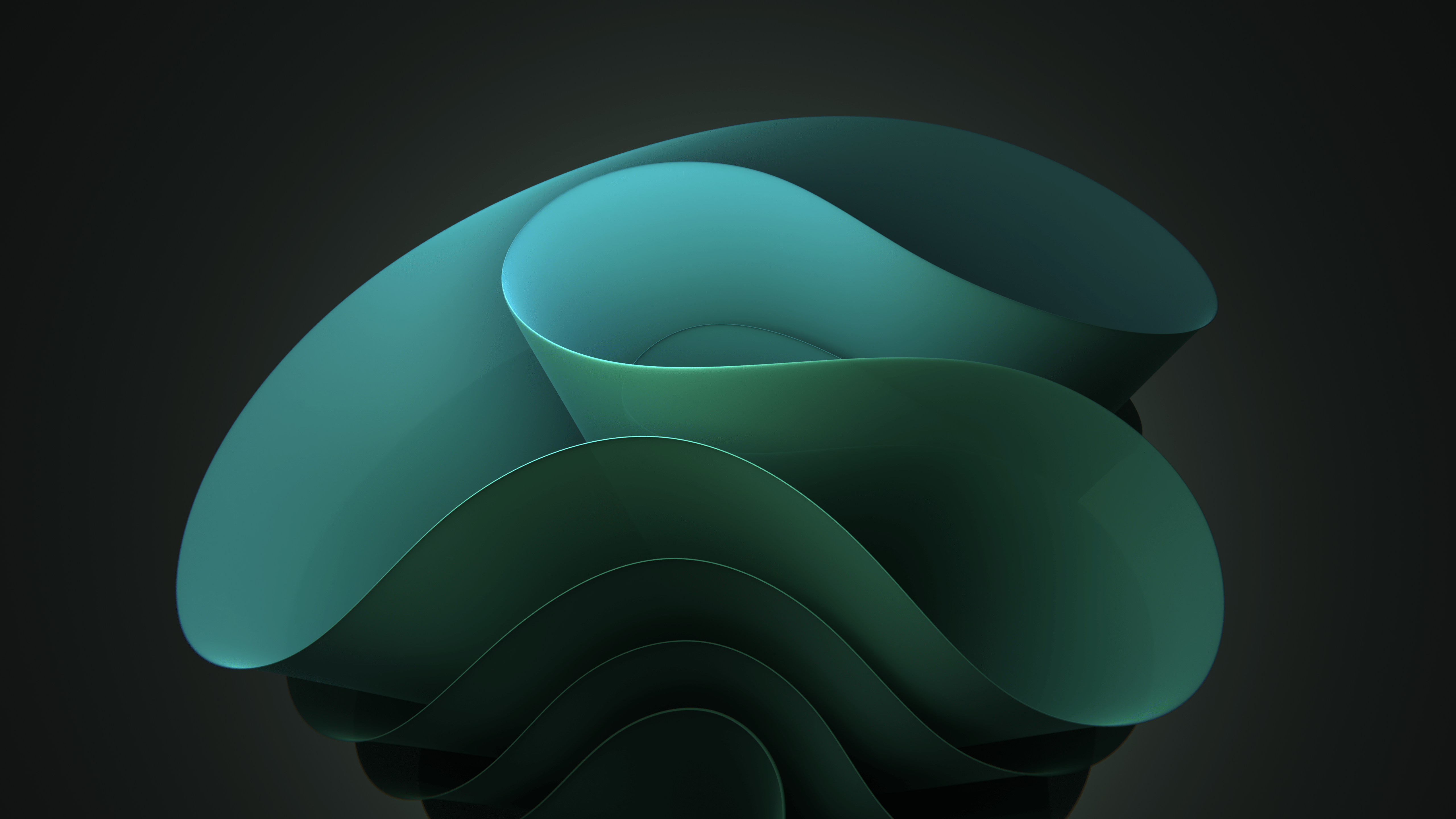 5120x2880 Bottle Green Wallpaper