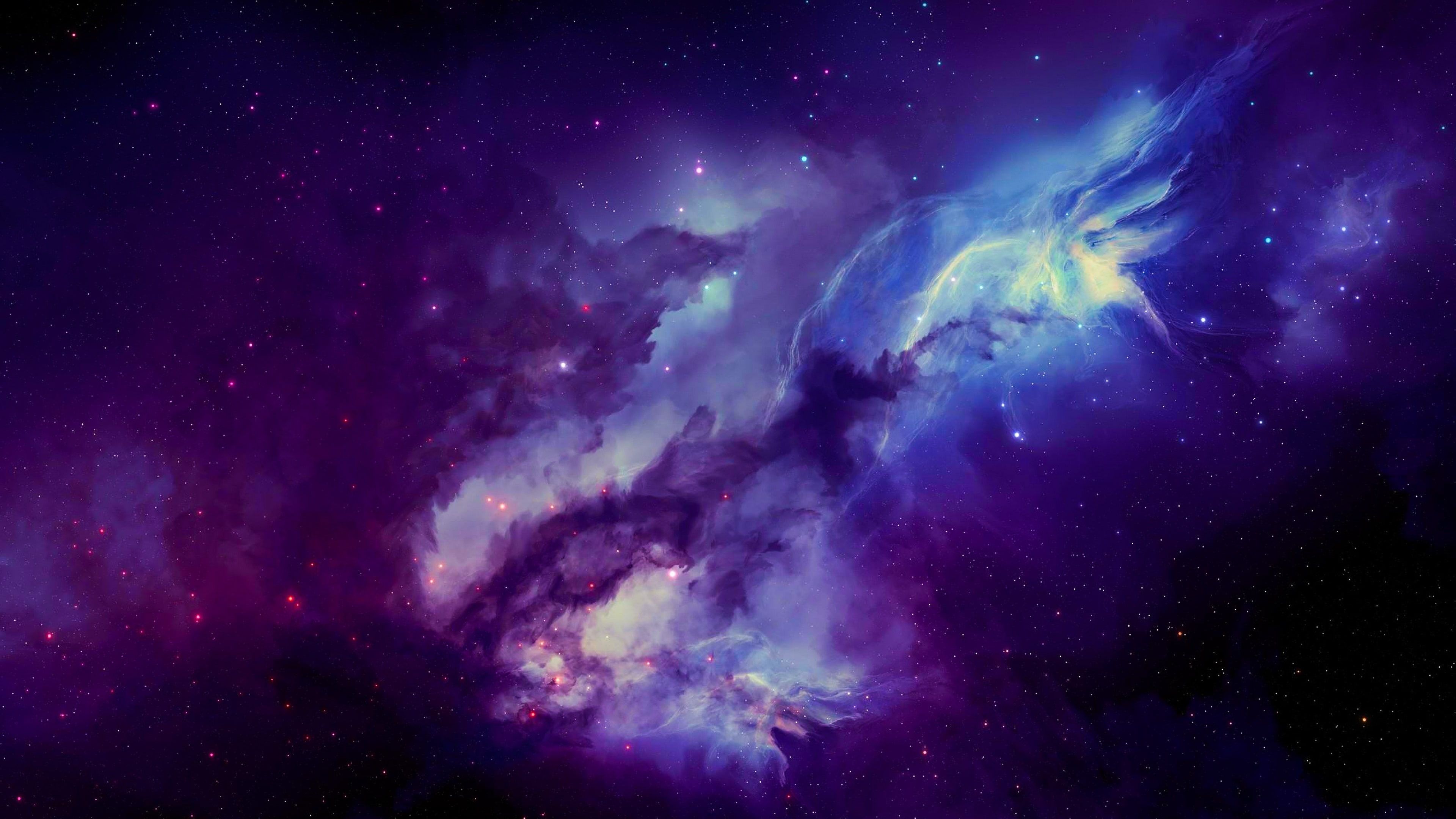 3840x2160 Purple Space 4k Wallpaper